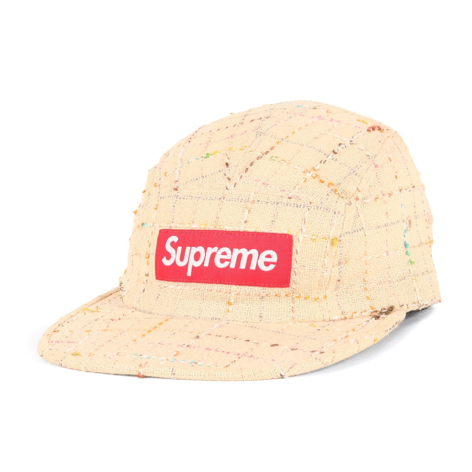 Supreme シュプリーム キャップ ブークレ ボックスロゴ キャンプキャップ Supreme (シュプリーム) ブークレ BOXロゴ キャンプキャップ(Boucle