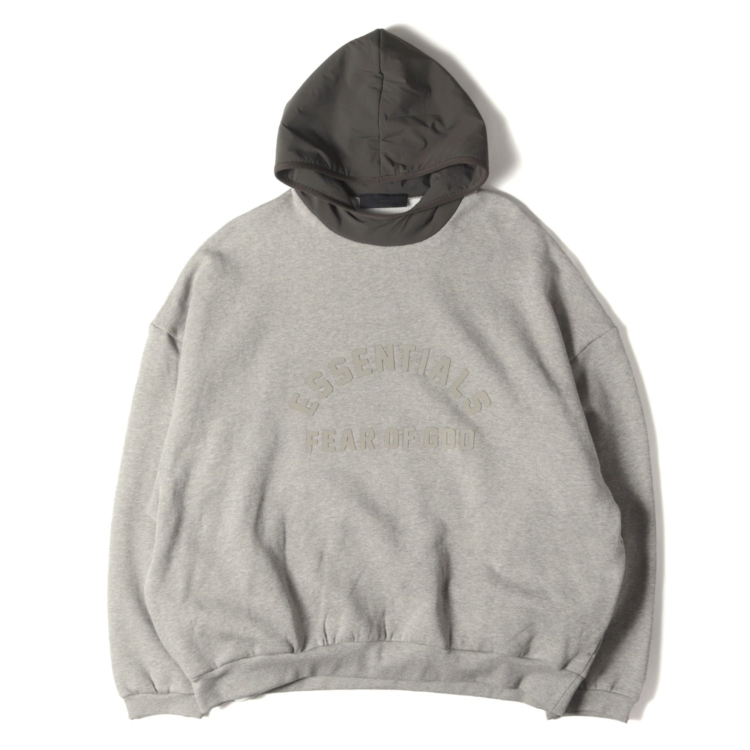 24SS FOG ESSENTIALS ナイロンフード スウェットパーカー(Nylon Fleece 