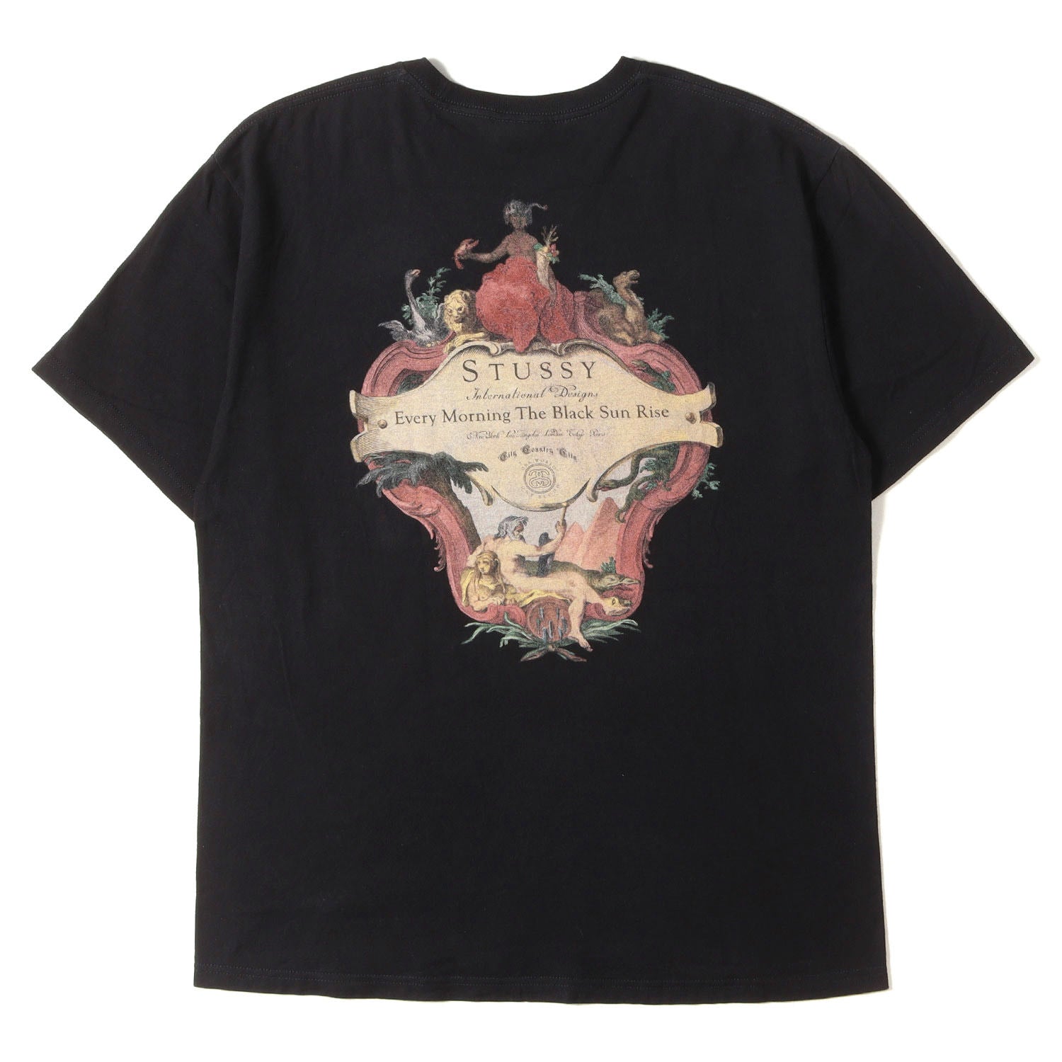 STUSSY (ステューシー) グラフィックプリント Tシャツ(Cartouche S/S 