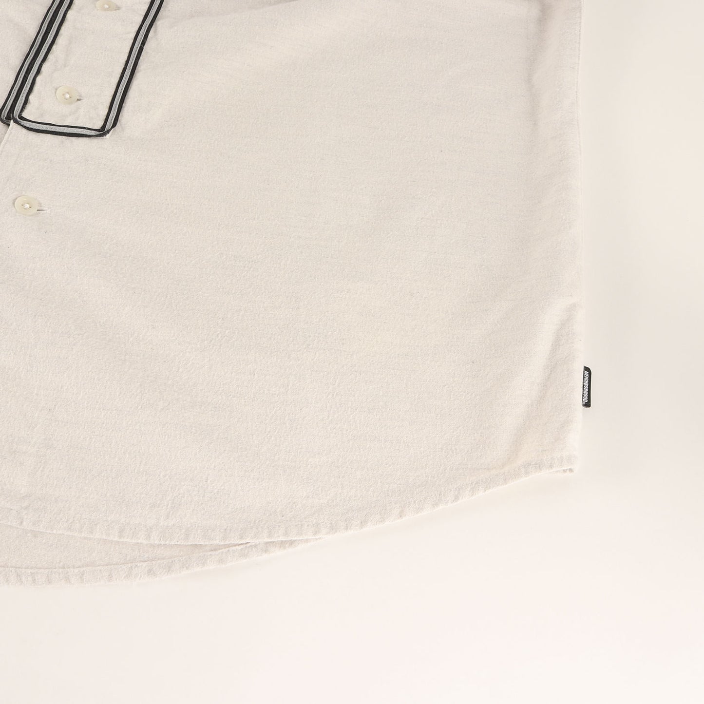22SS アップリケロゴ フランネル ベースボールシャツ(B.B. C-SHIRT SS)