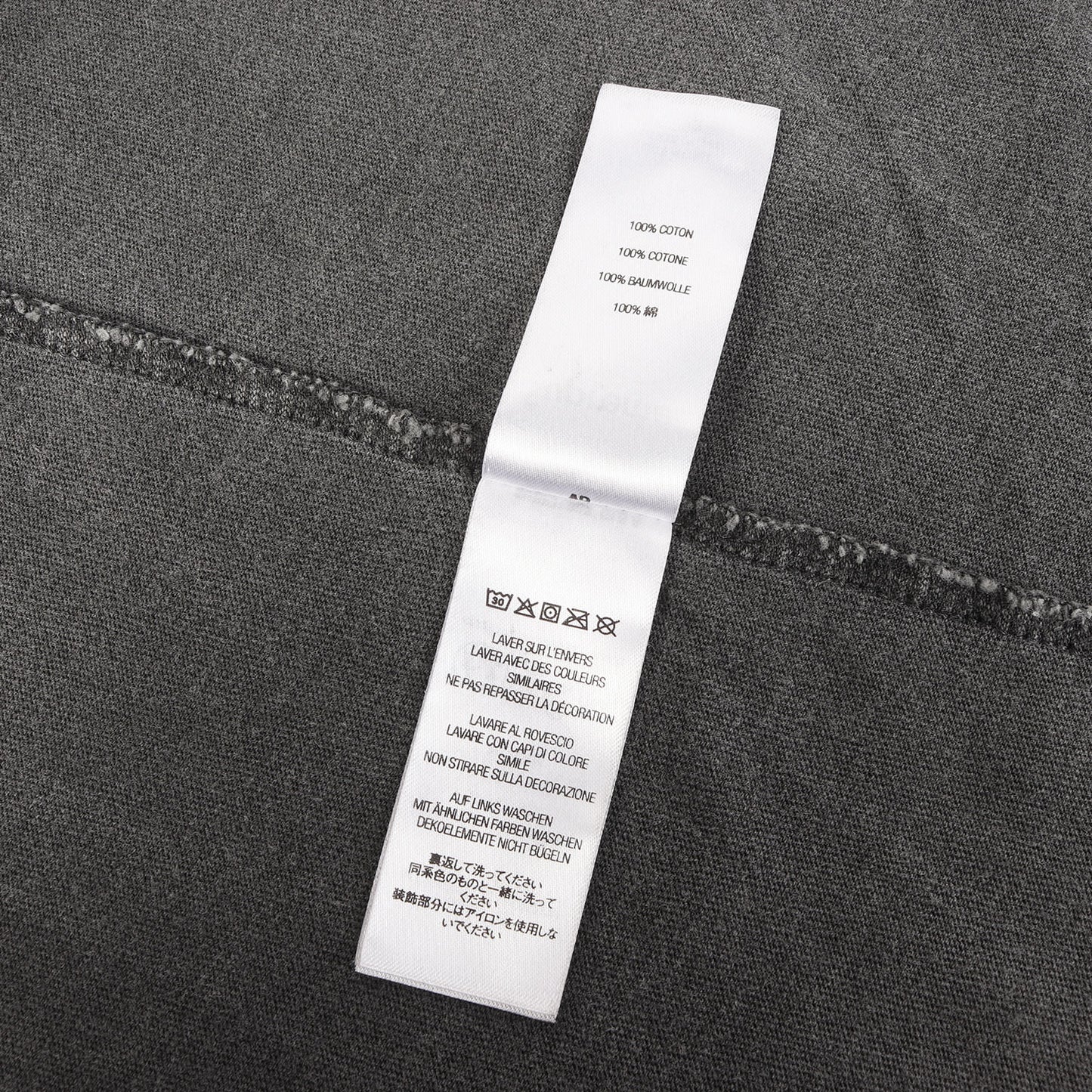 24SS オーバーダイ加工 クラック アーチロゴ Tシャツ(Cracked Arc S/S Top)