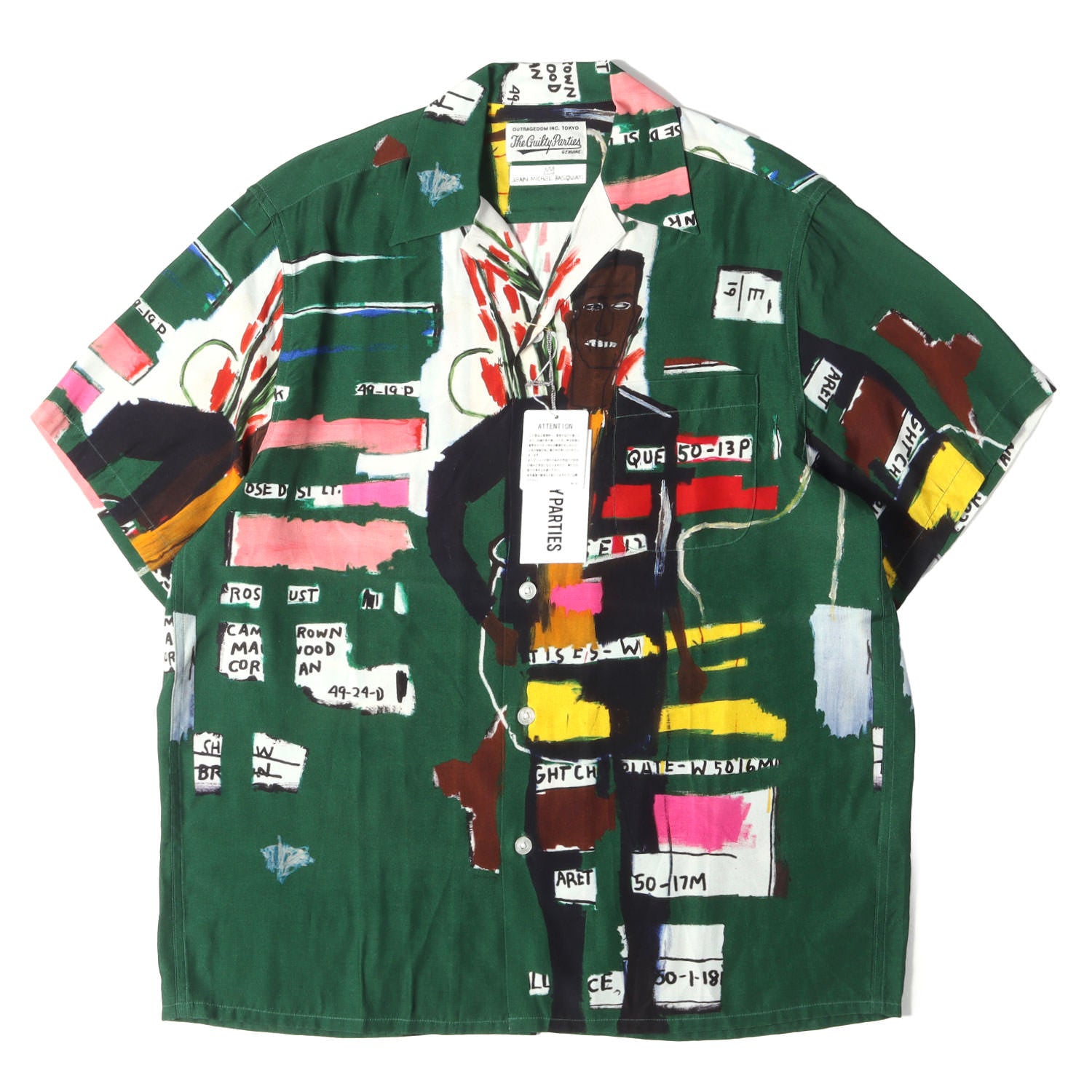 WACKO MARIA (ワコマリア) 21SS ×JEAN-MICHEL BASQUIAT レーヨン 