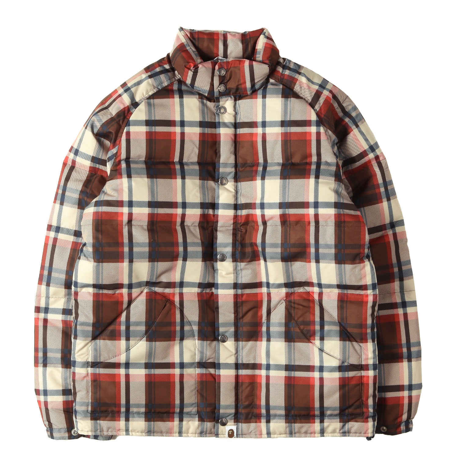 BATHEING APE ラブジェネチェック ダウン A BATHING APE (ア