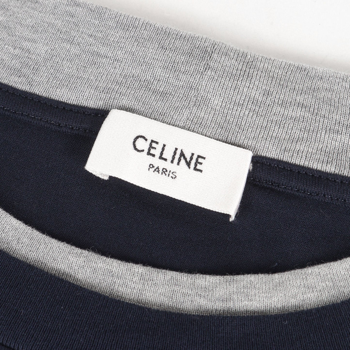 25SS ブランドロゴ レイヤード ロングスリーブ Tシャツ