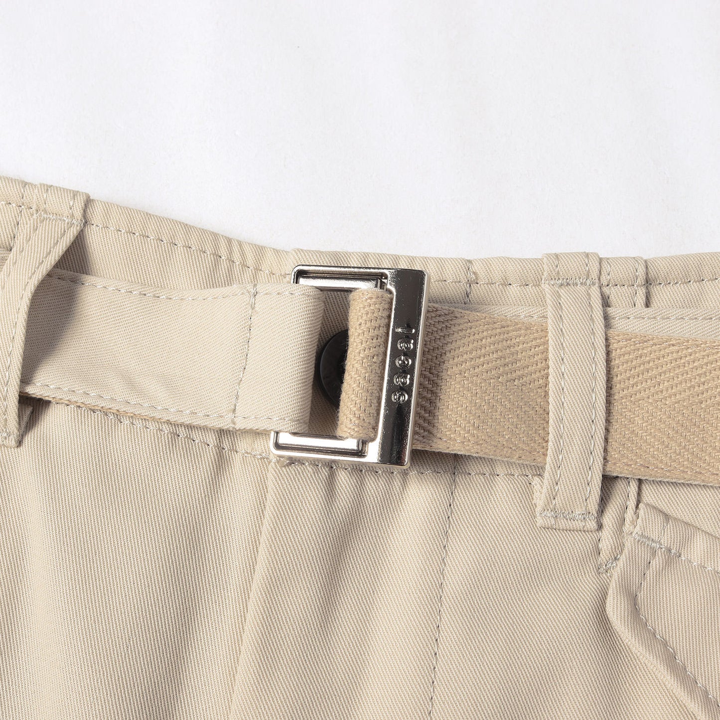 25SS ベルテッド コットンツイル カーゴショーツ(Cotton Twill Shorts)