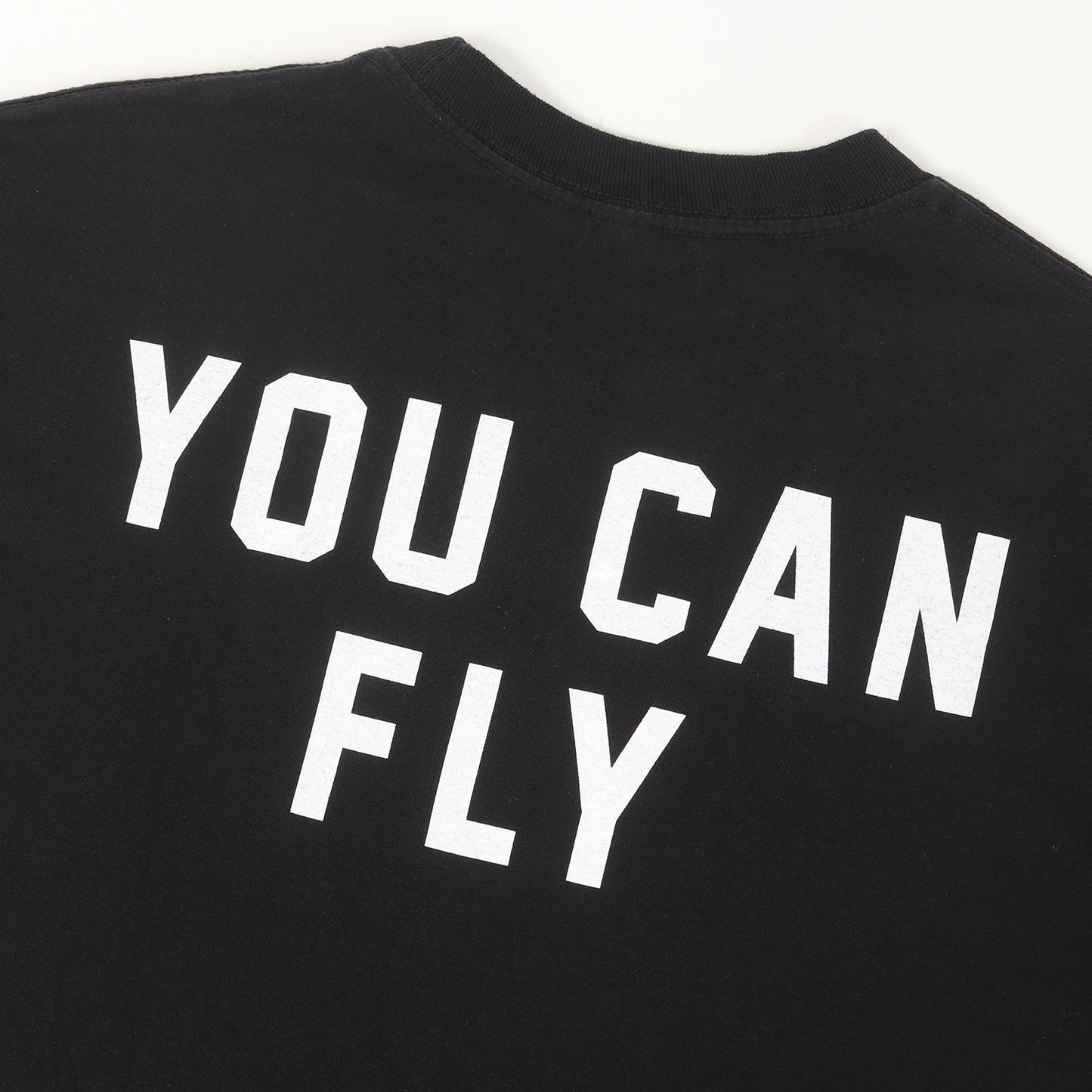 YOU CAN FLYロゴ クルーネック Tシャツ