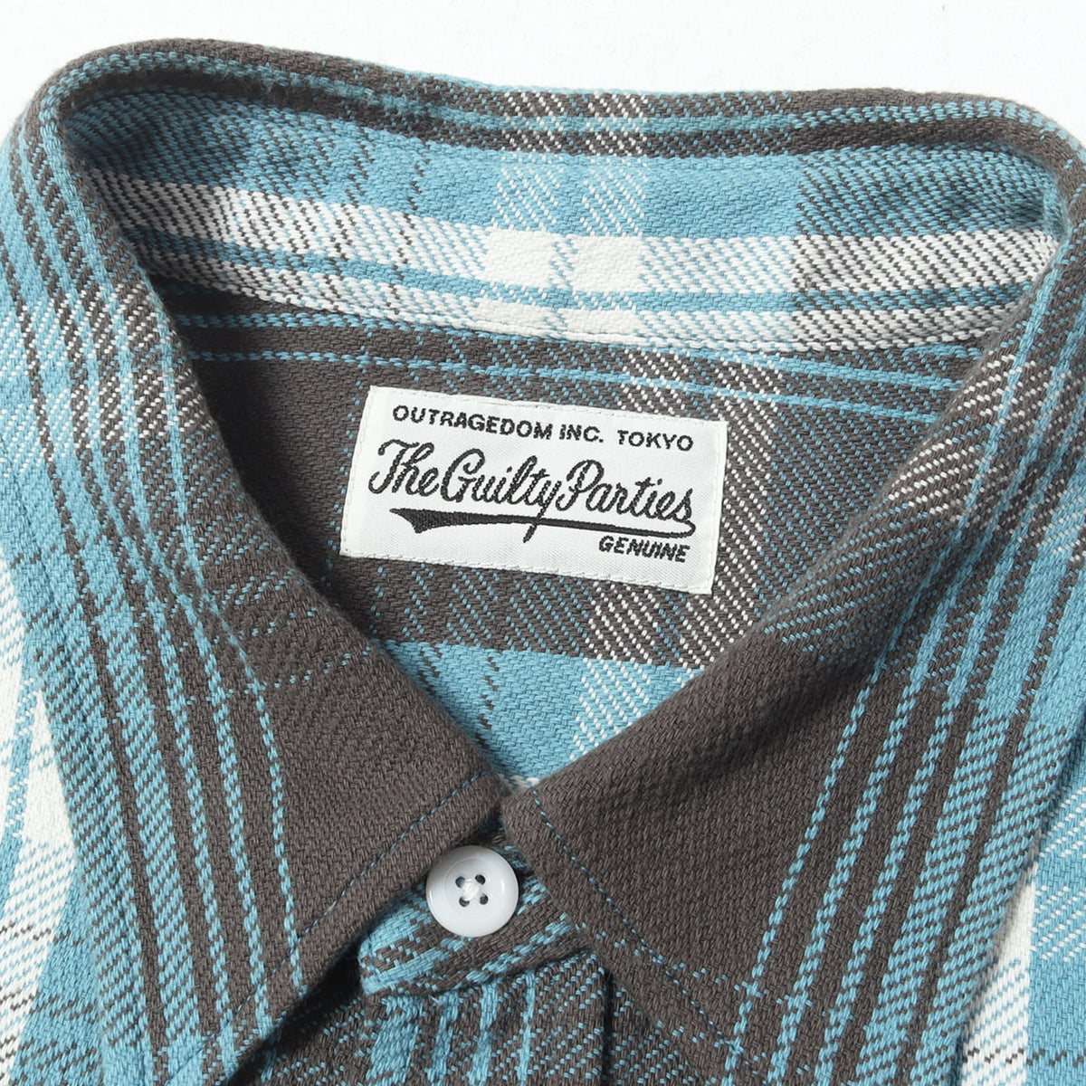 24SS ヘビー チェック フランネルシャツ(FLANNEL REGULAR COLLAR SHIRT)