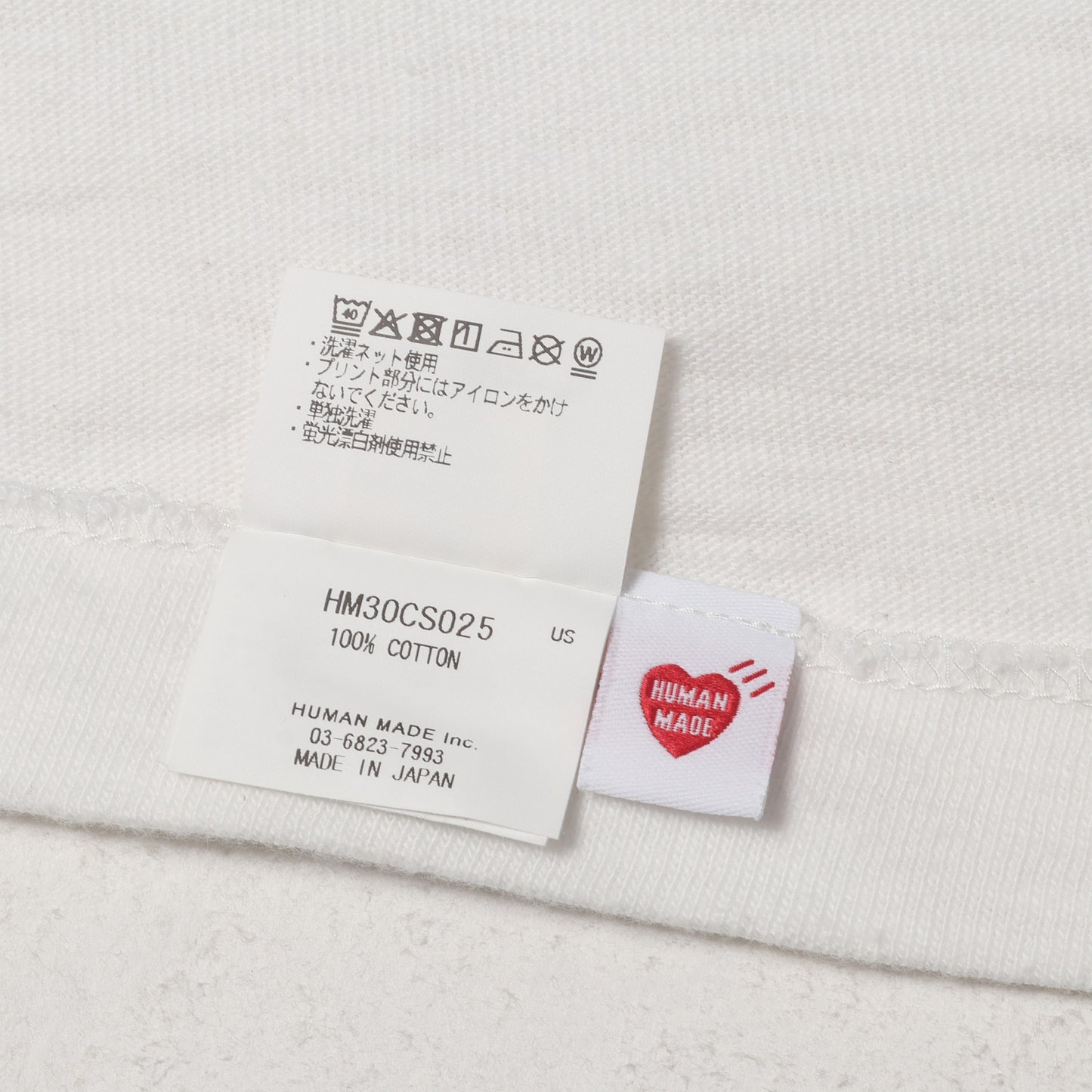 25AW クマ グラフィック ロングスリーブ Tシャツ