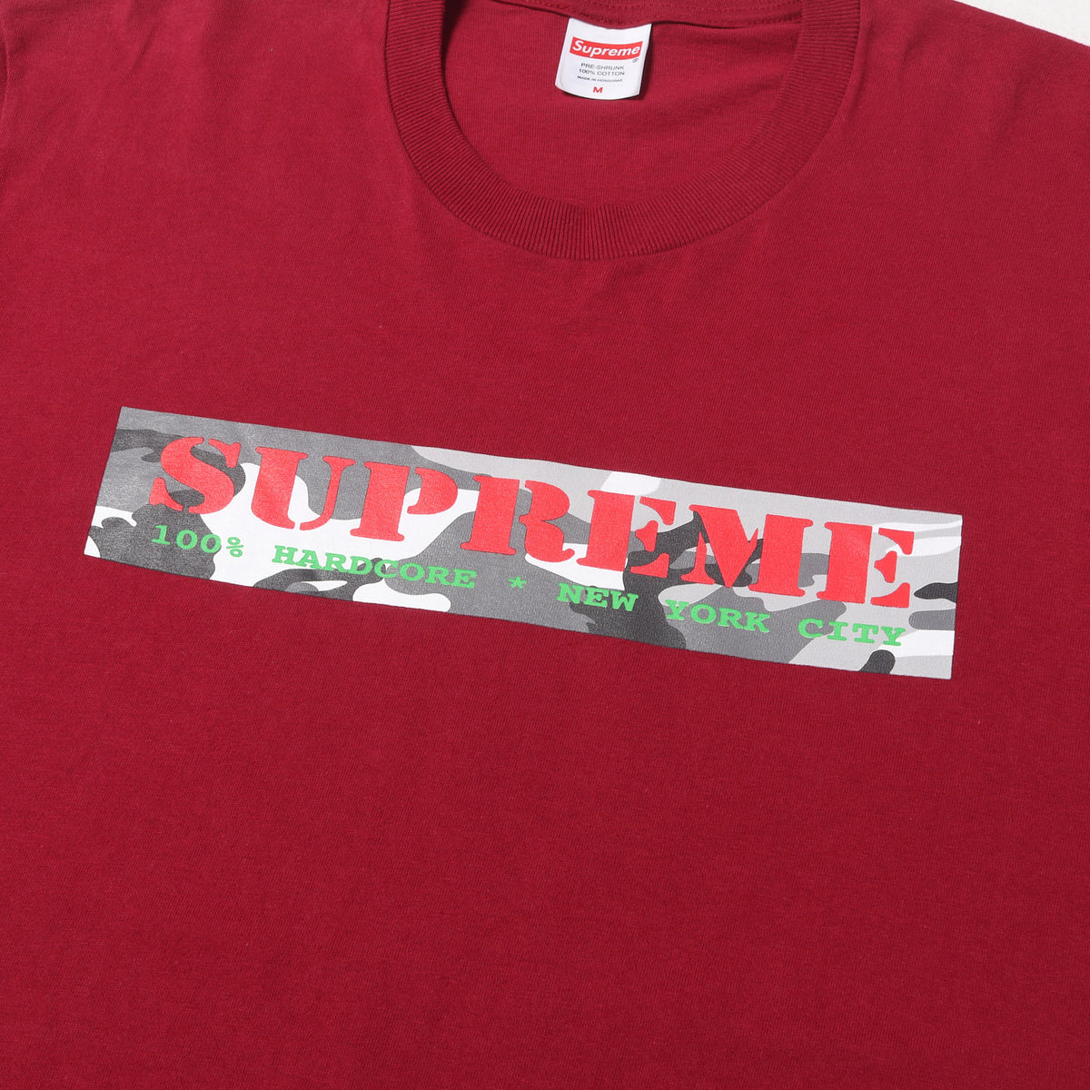 25SS ハードコア カモフラージュロゴ Tシャツ(Hardcore Tee)