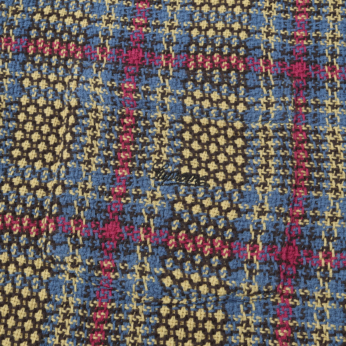 23SS バスケット ウィーブ チェックシャツ(Basket Weave Plaid Shirt)