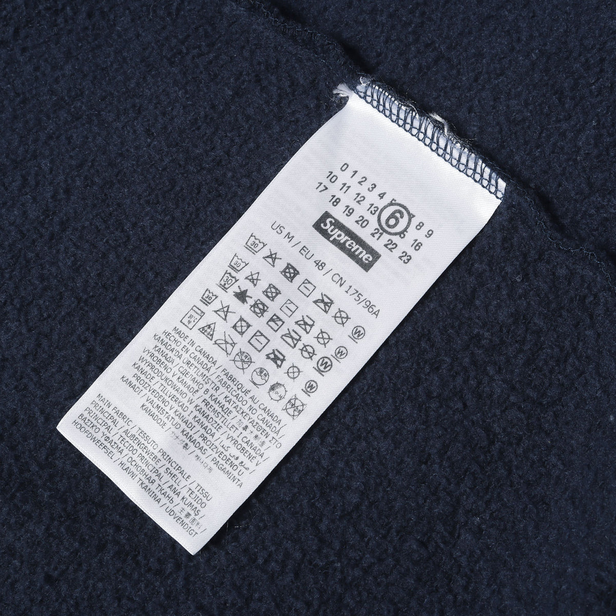 26SS ×MM6 Maison Margiela BOXロゴ ジップ スウェットパーカー(Box Logo Zip Up Hooded Sweatshirt)