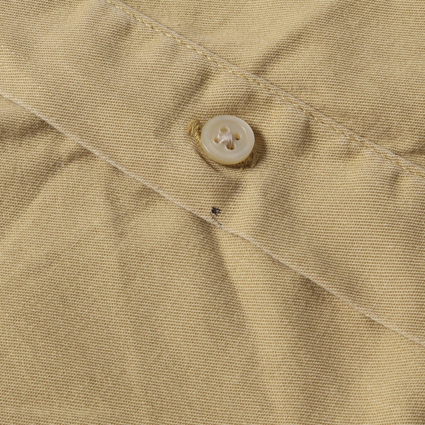 90s コットン ワークシャツ / 長袖 サファリ 90年代 オーバーサイズ