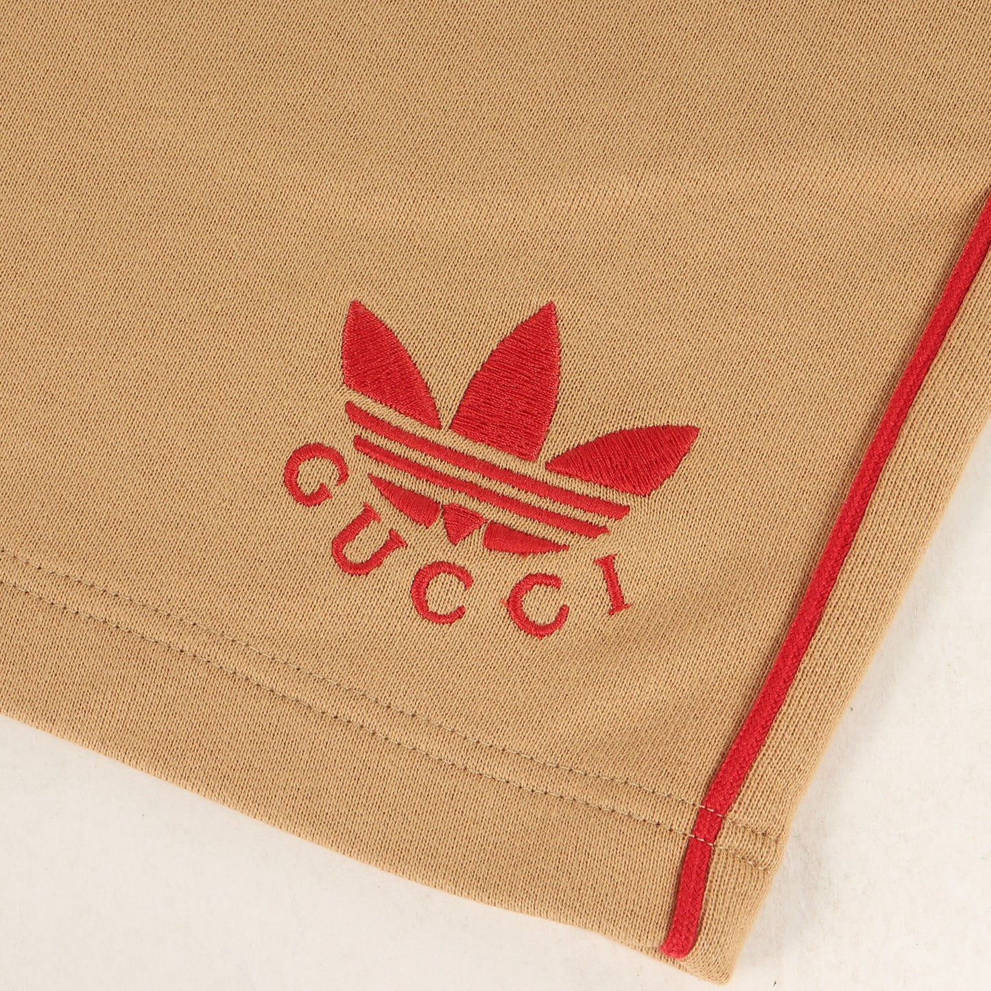 22SS × adidas トレフォイル ロゴ 刺繍 スウェット イージー ショート パンツ (691640 XJEML) / ハーフ ショーツ 裏毛