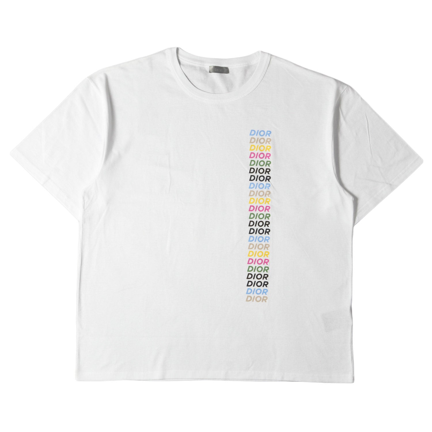 Dior HOMME (ディオールオム) 24SS マルチカラー ロゴ Tシャツ 