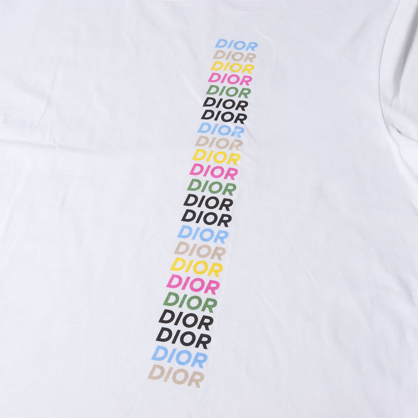 24SS マルチカラー ロゴ Tシャツ (413J696A0817) / 半袖 コットン ジャージー