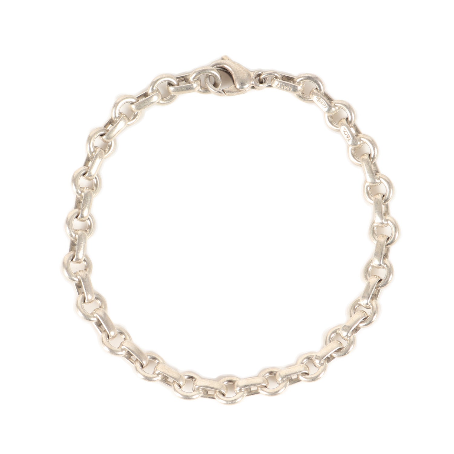 希少品 ティファニー パフハート オーバルリンク ブレスレット