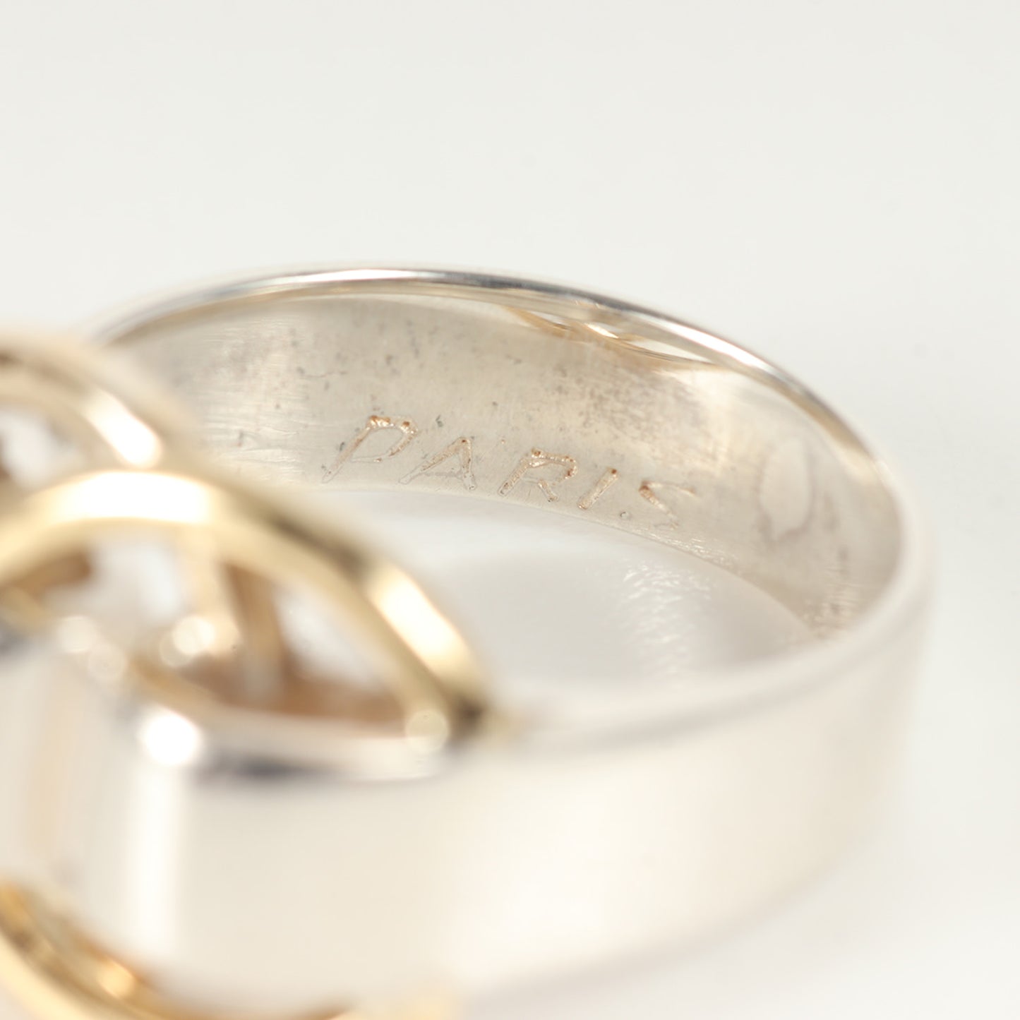 ドゥザノー コンビ リング / 指輪 シルバー Ag925 ゴールド ヴィンテージ オールド ジュエリー アクセサリー