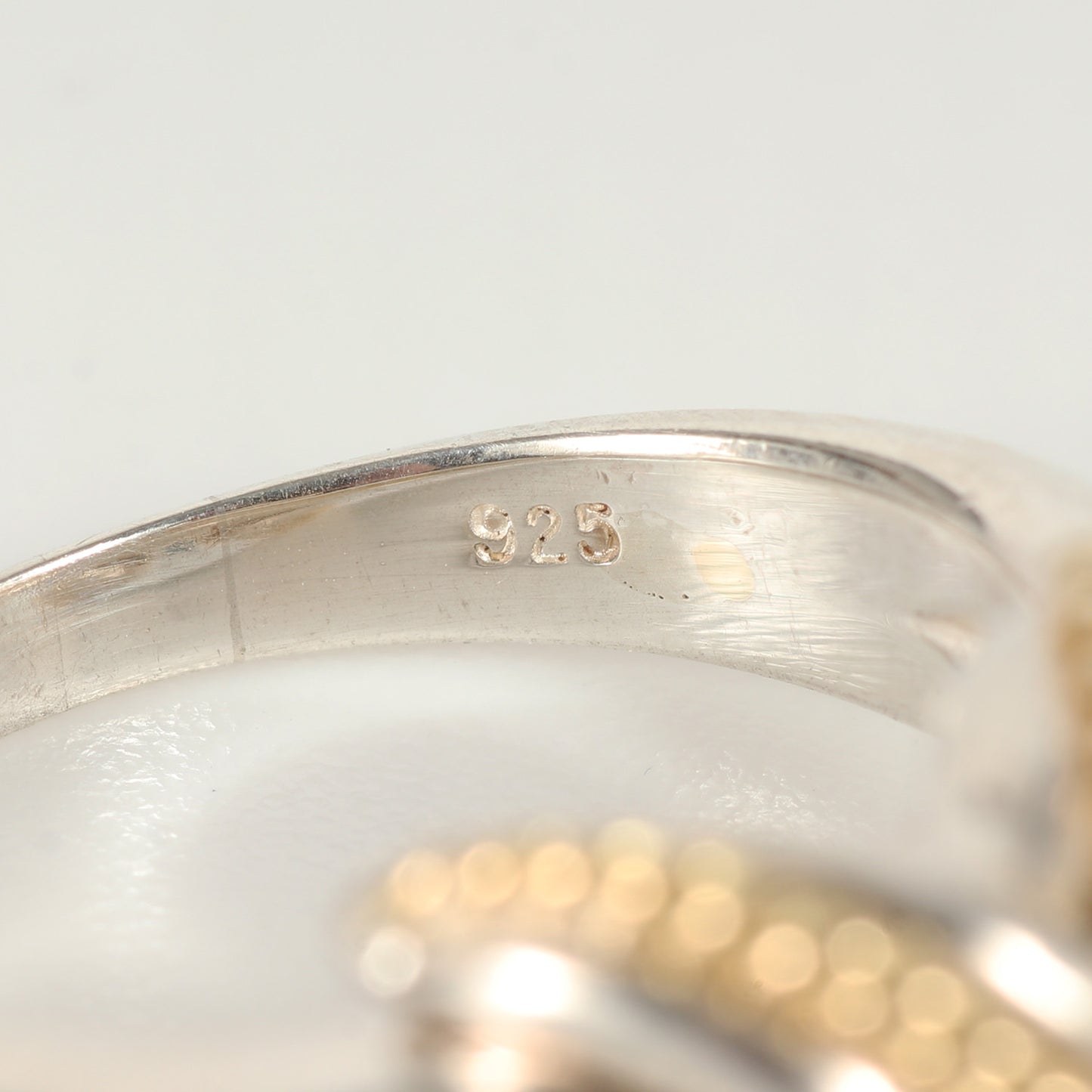 シグネチャー コンビ リング / シルバー925 AU750 指輪 ジュエリー アクセサリー