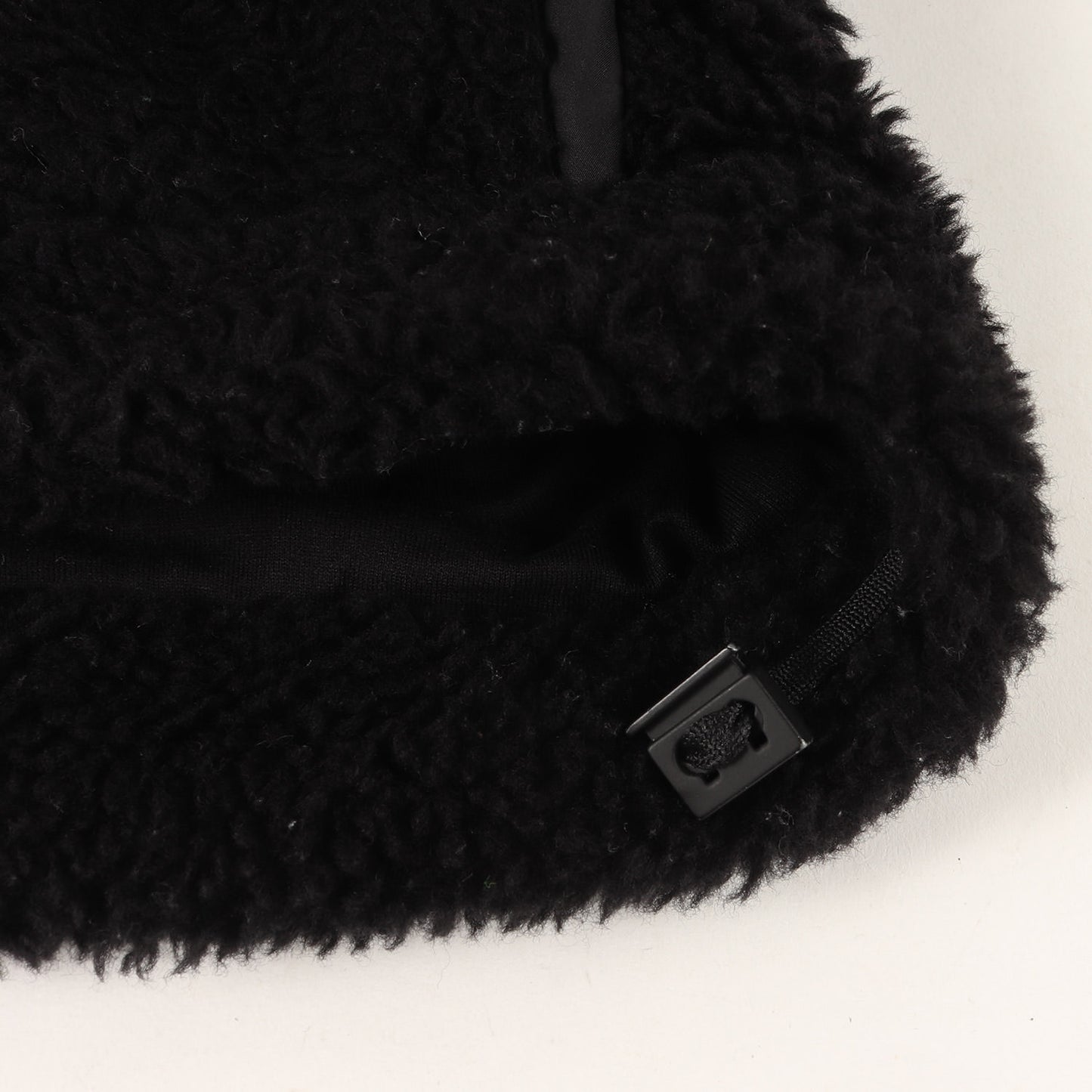 21AW ロゴジャガード テープ バイカラー ウールシルク シャギー ボア フリース ハーフジップ パーカー (FW1109 AI7H) / フーディ プルオーバー アウター ラグカジ ラグジュアリー