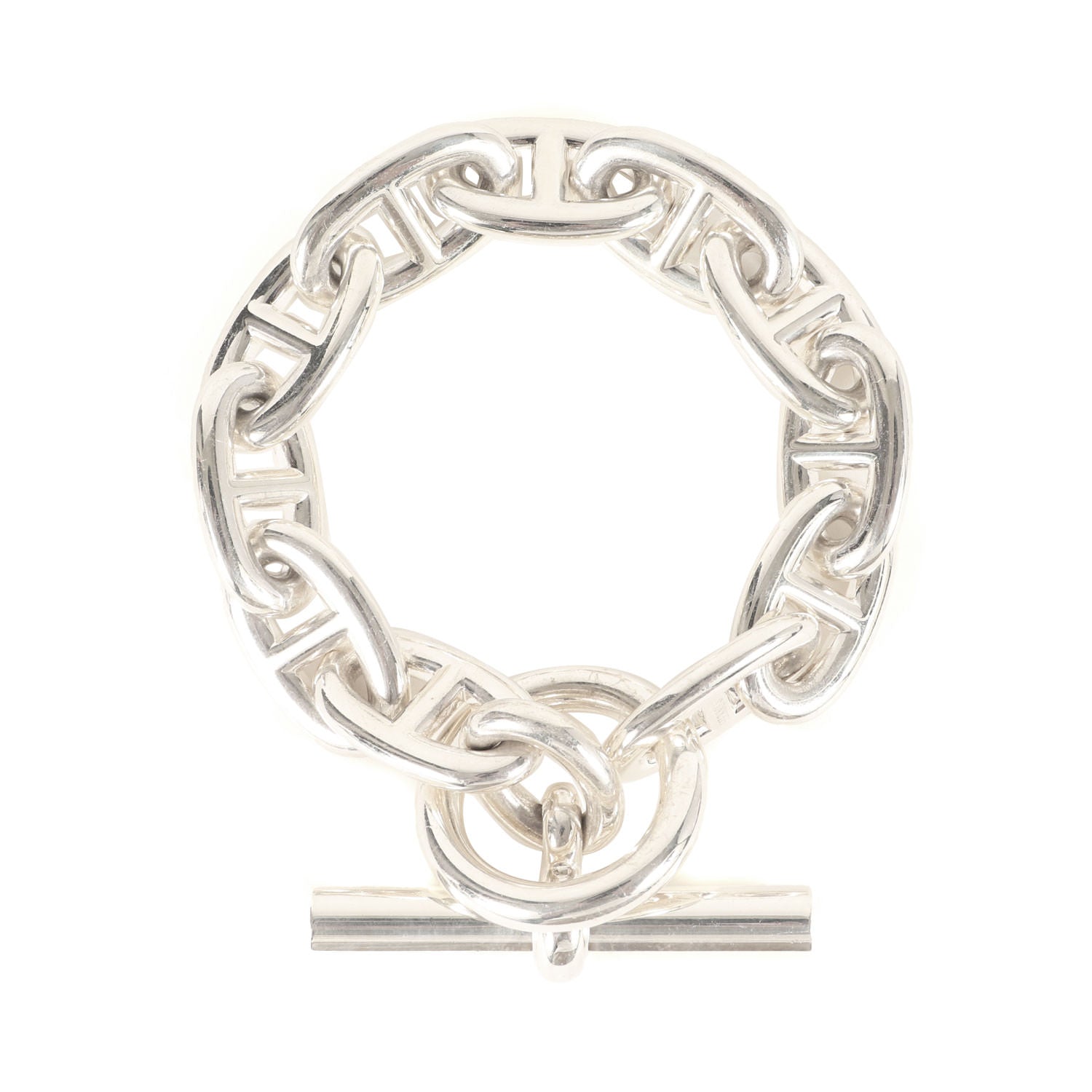 HERMES (エルメス) シェーヌダンクル ブレスレット TGM (Chaine