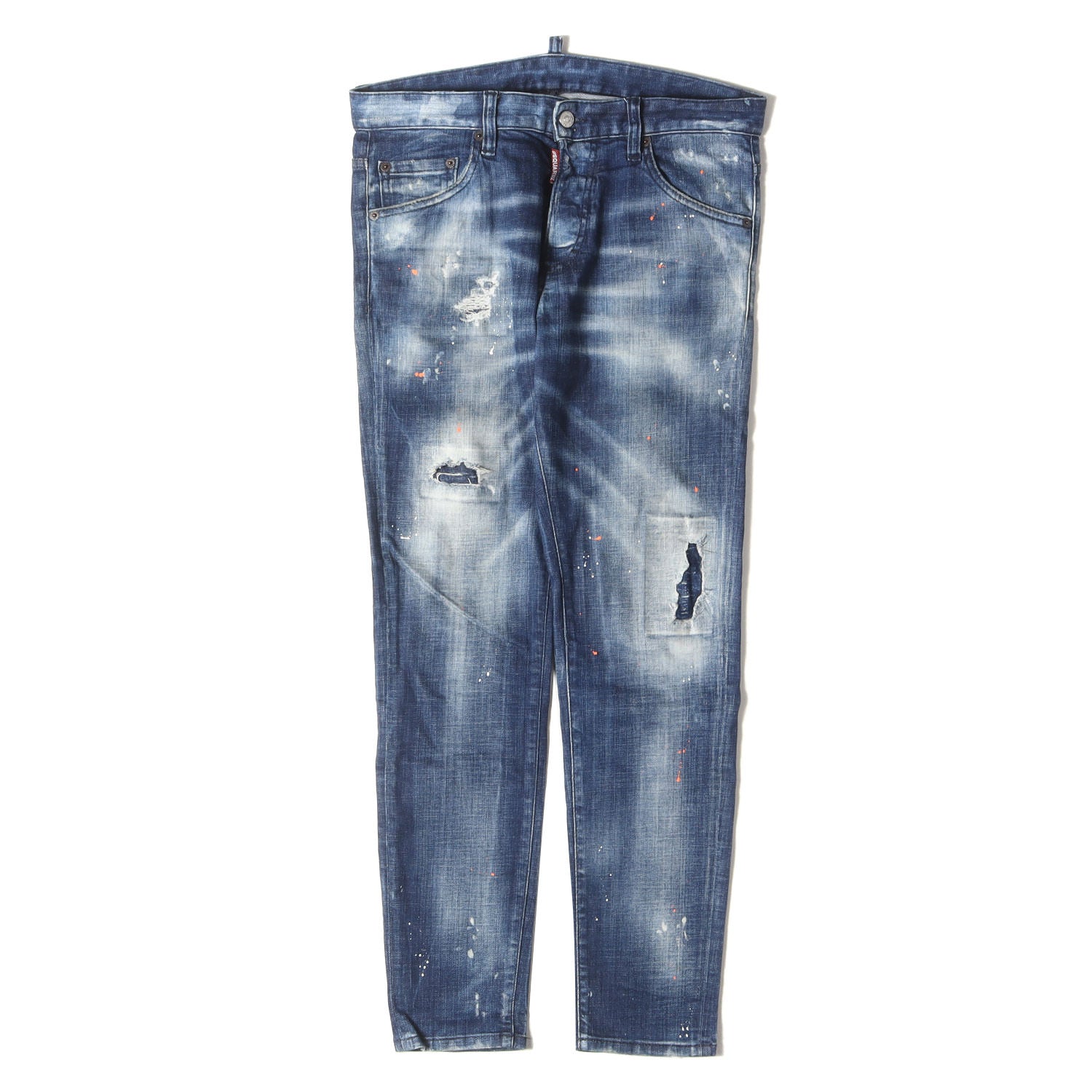 DSQUARED2 (ディースクエアード) ペイント クラッシュリペア加工 ストレッチ デニム スキニー パンツ (Skinny Dan Jean  S74LB0756 S30342) – ブランド古着の通販・買取 | BEEGLE by Boo-Bee