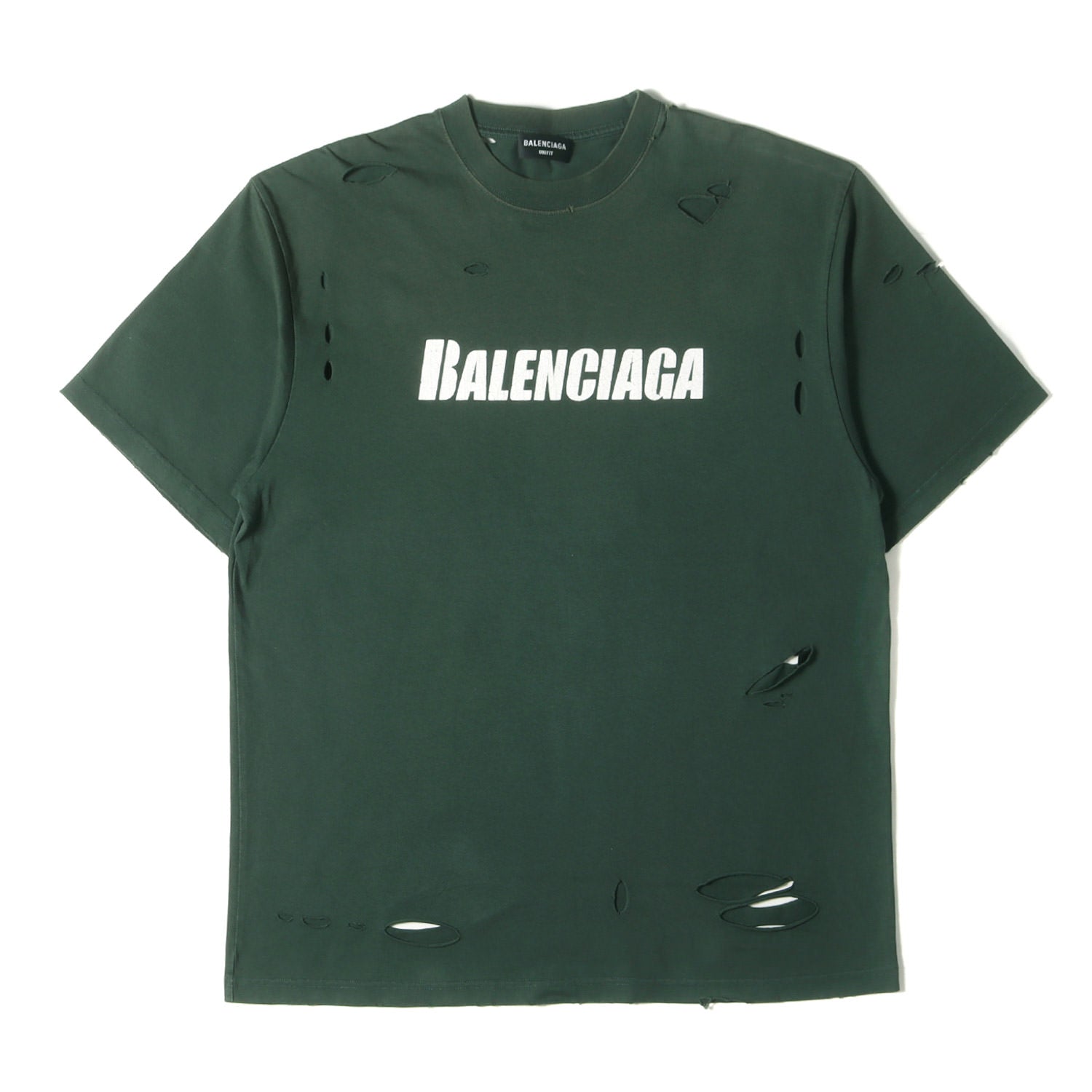 BALENCIAGA デストロイTシャツ