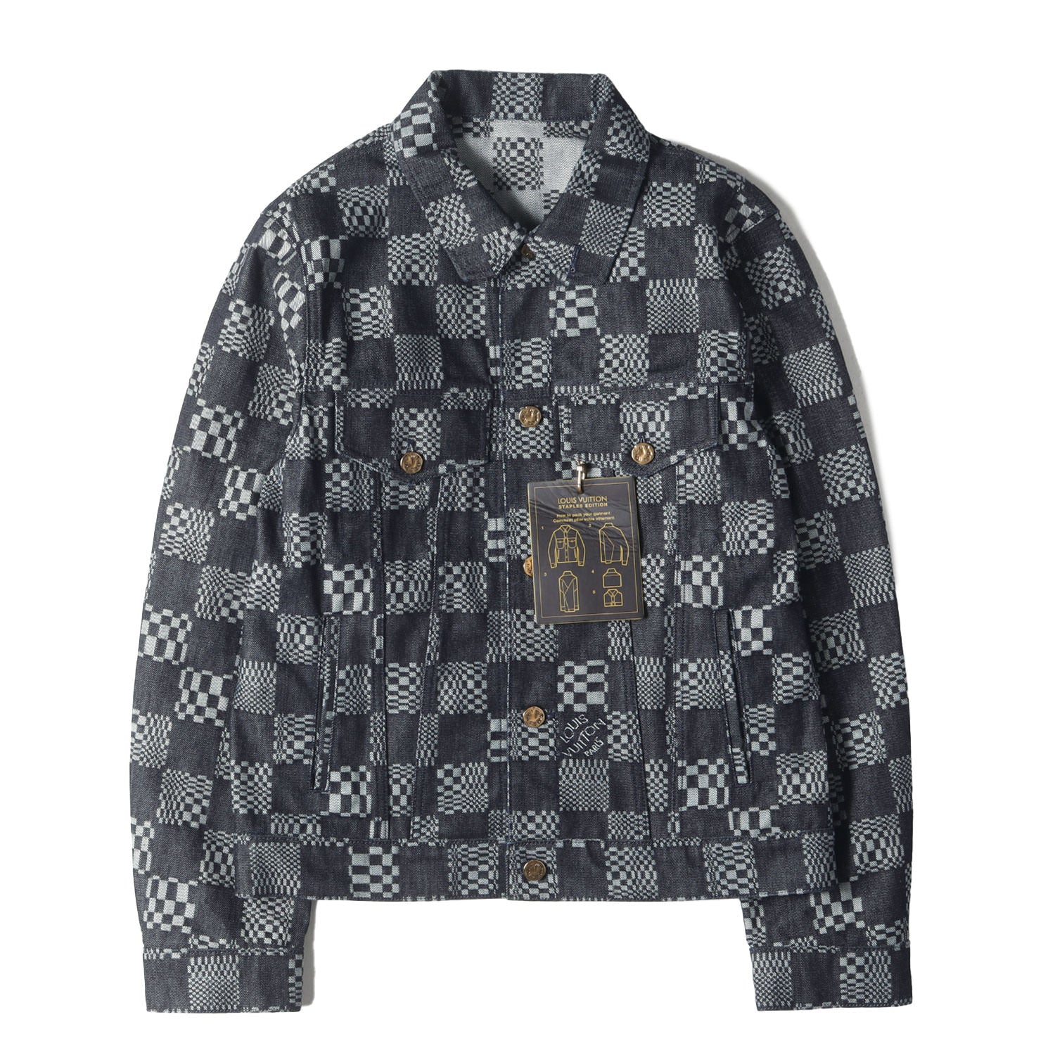LOUIS VUITTON (ルイヴィトン) 21AW ディストーテッド ダミエ デニム 