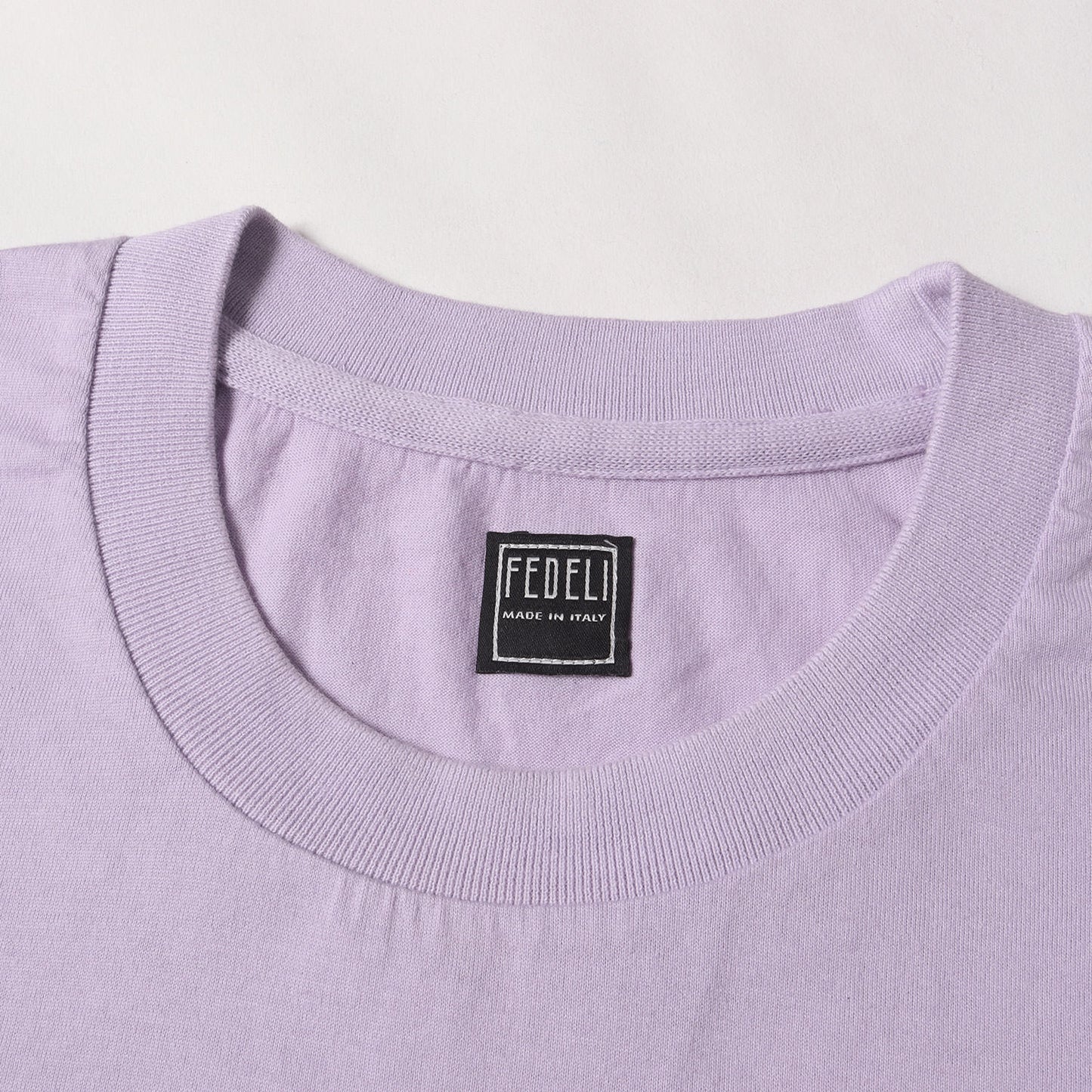 ヘムリブ プレーン ソリッド Tシャツ (ABE MM BH GIZA JERSEY) / MADE IN ITALY