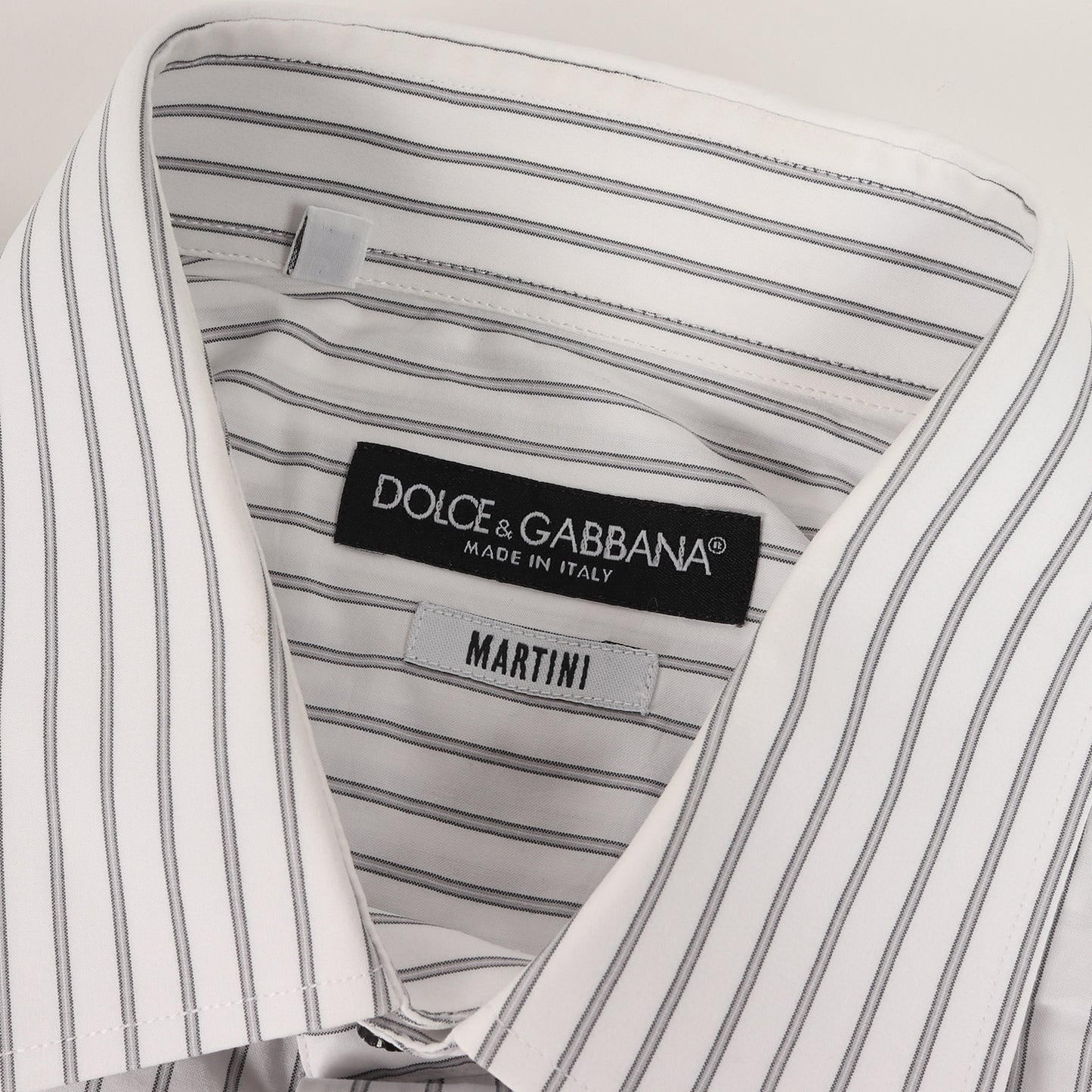 ストライプ フライフロント ブロード ドレス カフス シャツ (G5AG6T FB5J3) / MARTINI