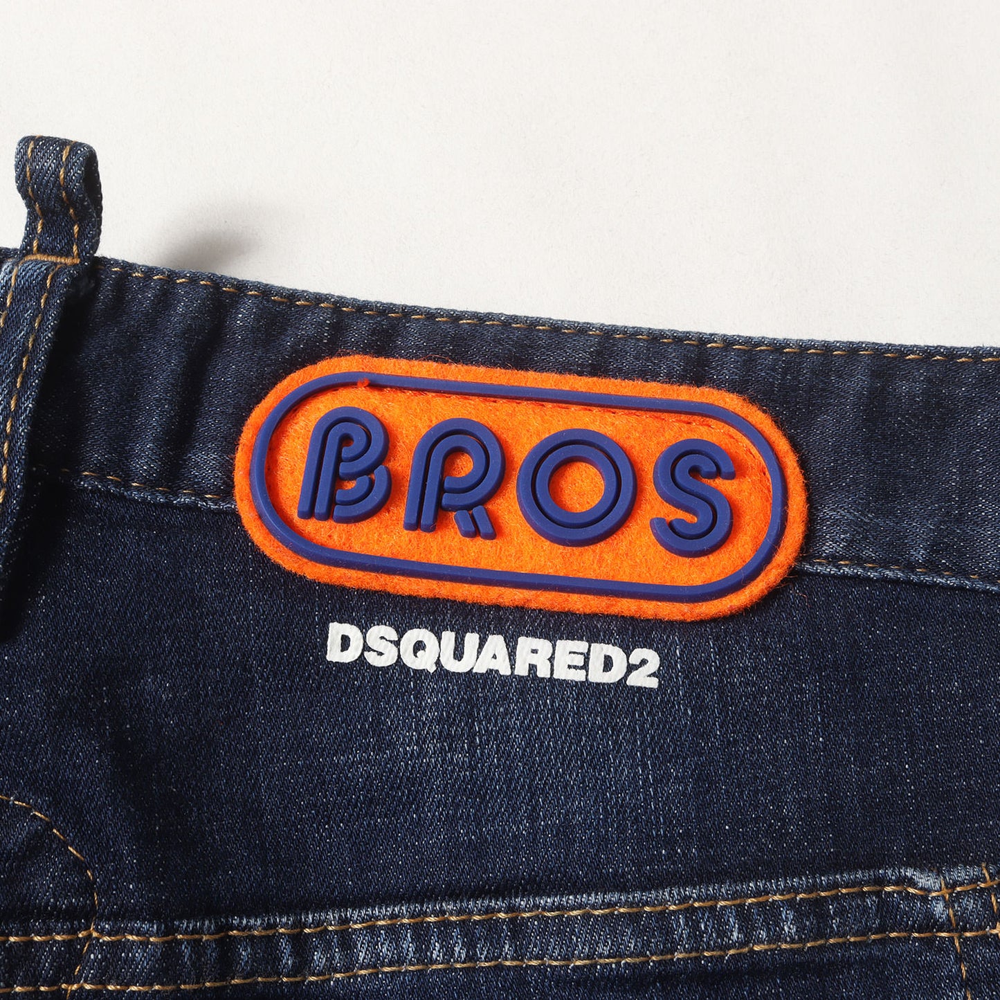 21AW ペンキ加工 スリム スキニー ストレッチ デニム パンツ (MEDIUM WASH 4 TIDY BIKER JEANS S74LB0873 S30342)