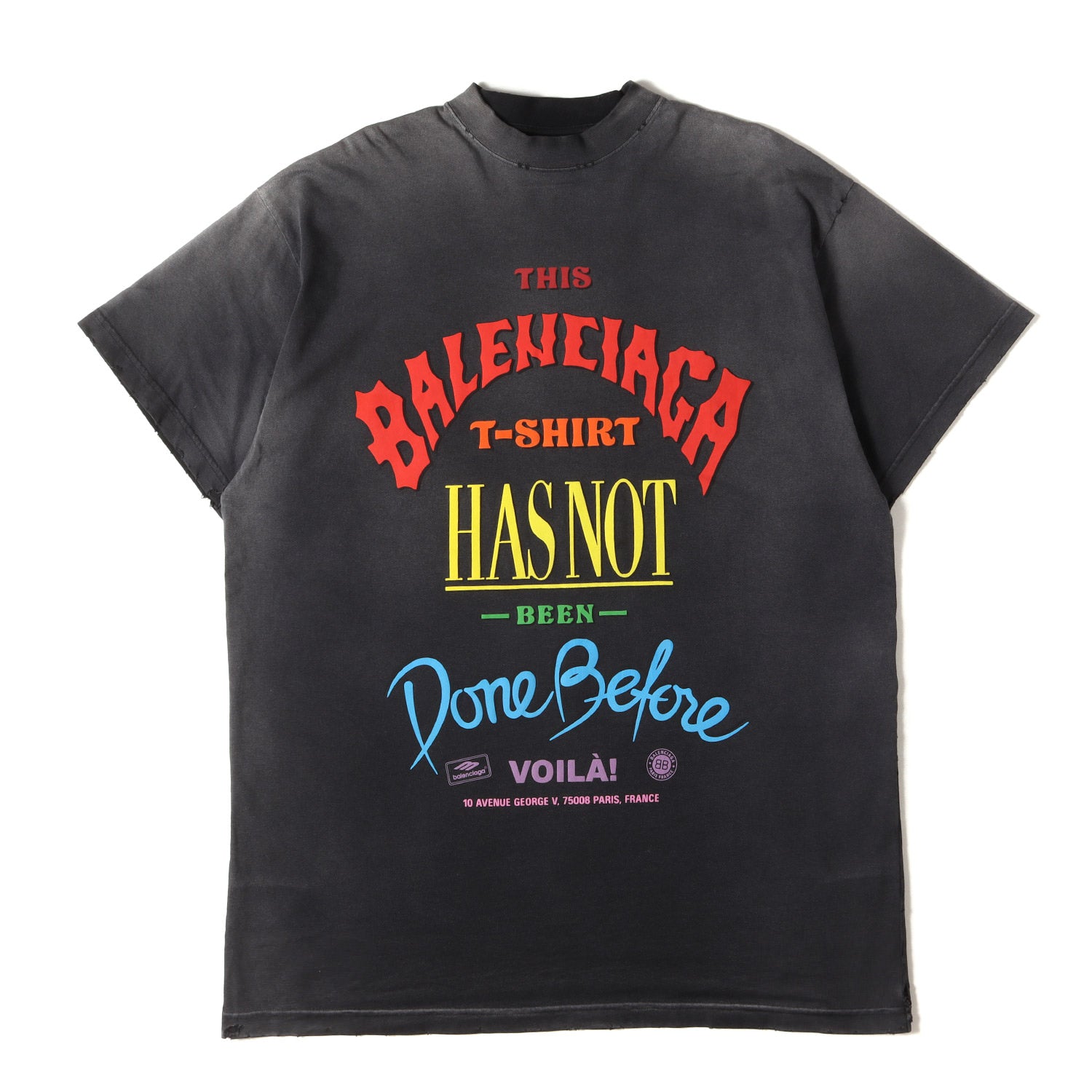 BALENCIAGA (バレンシアガ) 24AW ダメージ加工 グラフィック BALENCIAGA (バレンシアガ) 24AW ダメージ加工 グラフィック
