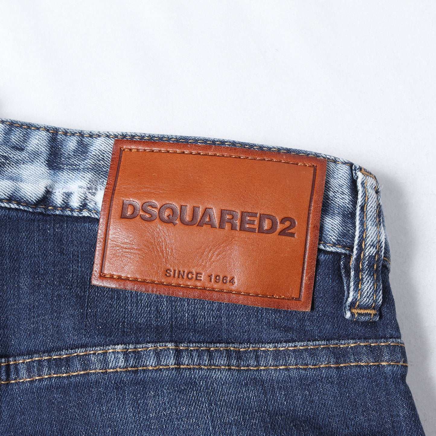 ハードクラッシュ加工 スキニー クロップド デニムパンツ (Glam Head Jean)