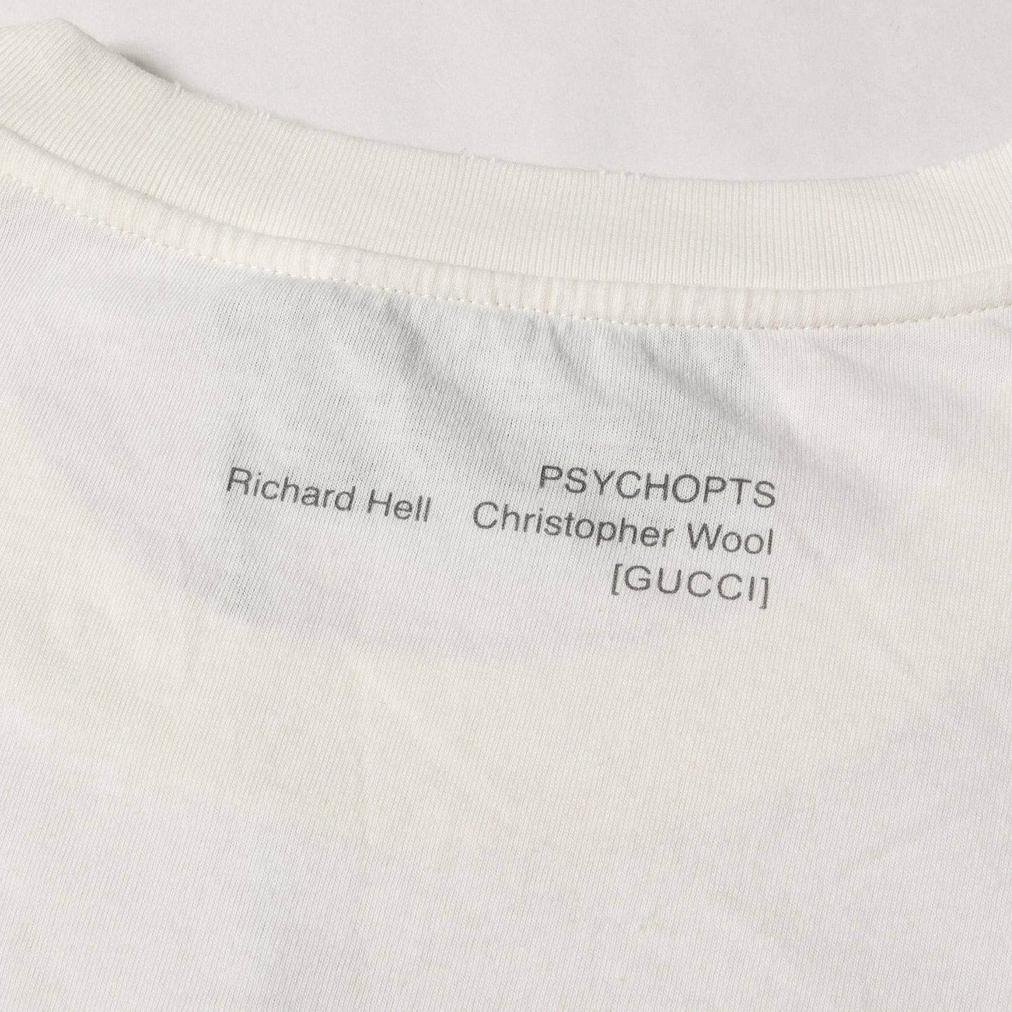 20AW ×Richard Hell Christopher Wool Impatient / impotent ロゴ Tシャツ