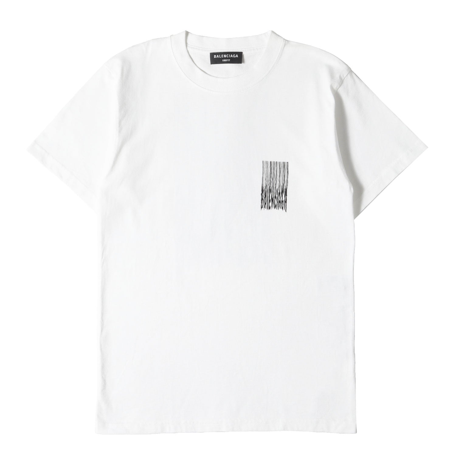 BALENCIAGA (バレンシアガ) 21AW バーコード ロゴプリント Tシャツ 