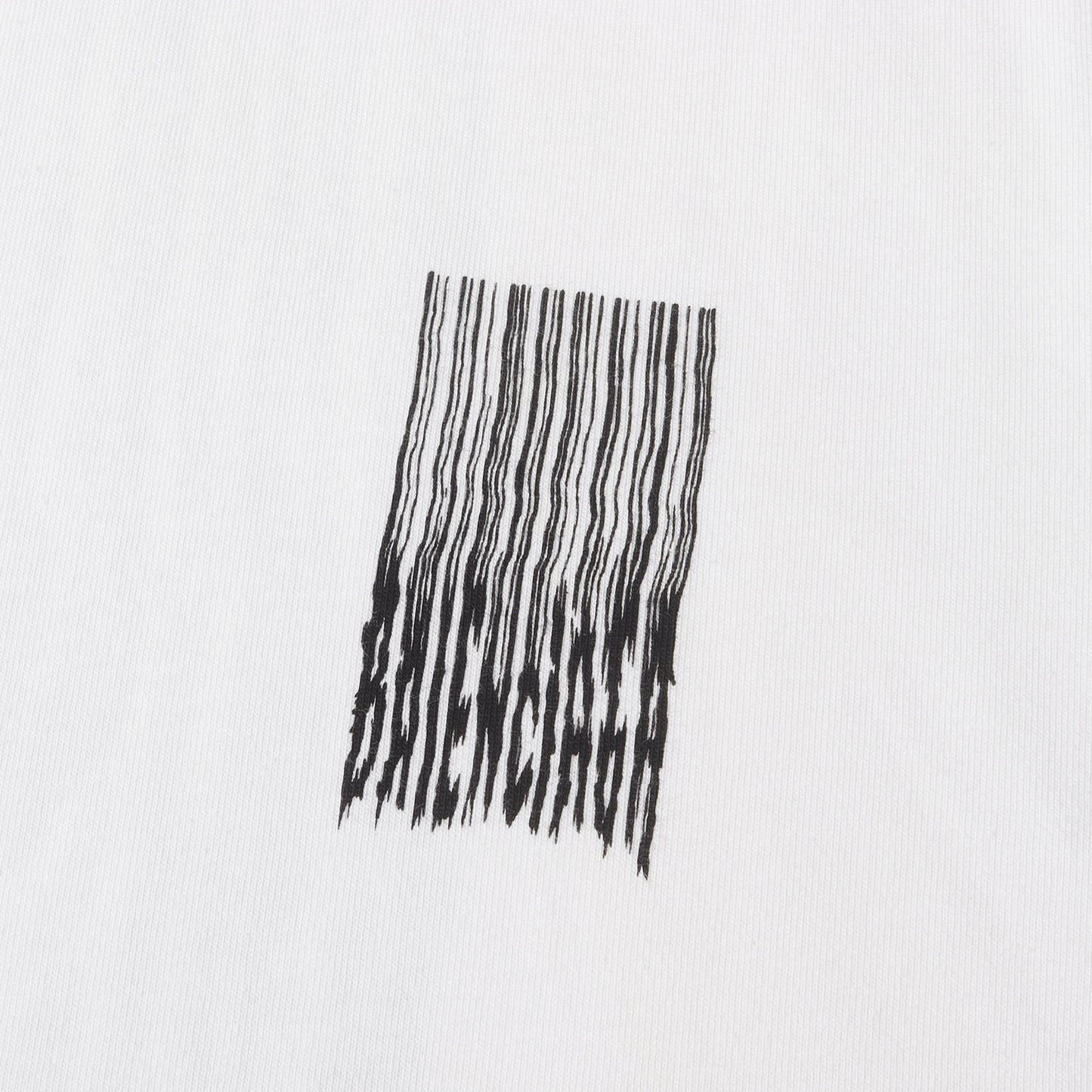 21AW バーコード ロゴプリント Tシャツ (661705)