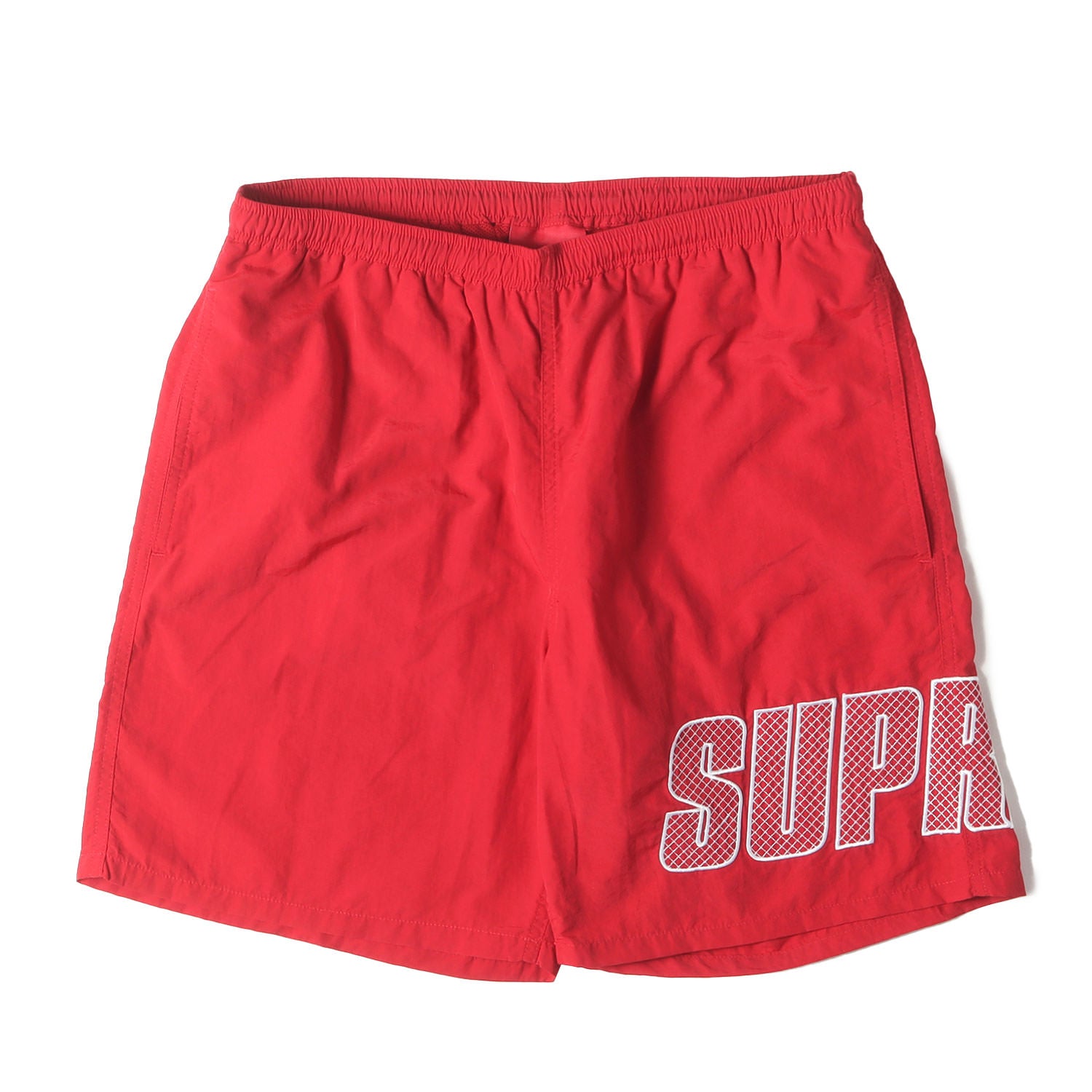 シュプリーム SUPREME 19SS LOGO APPLIQUE WATER SHORT イエロー S