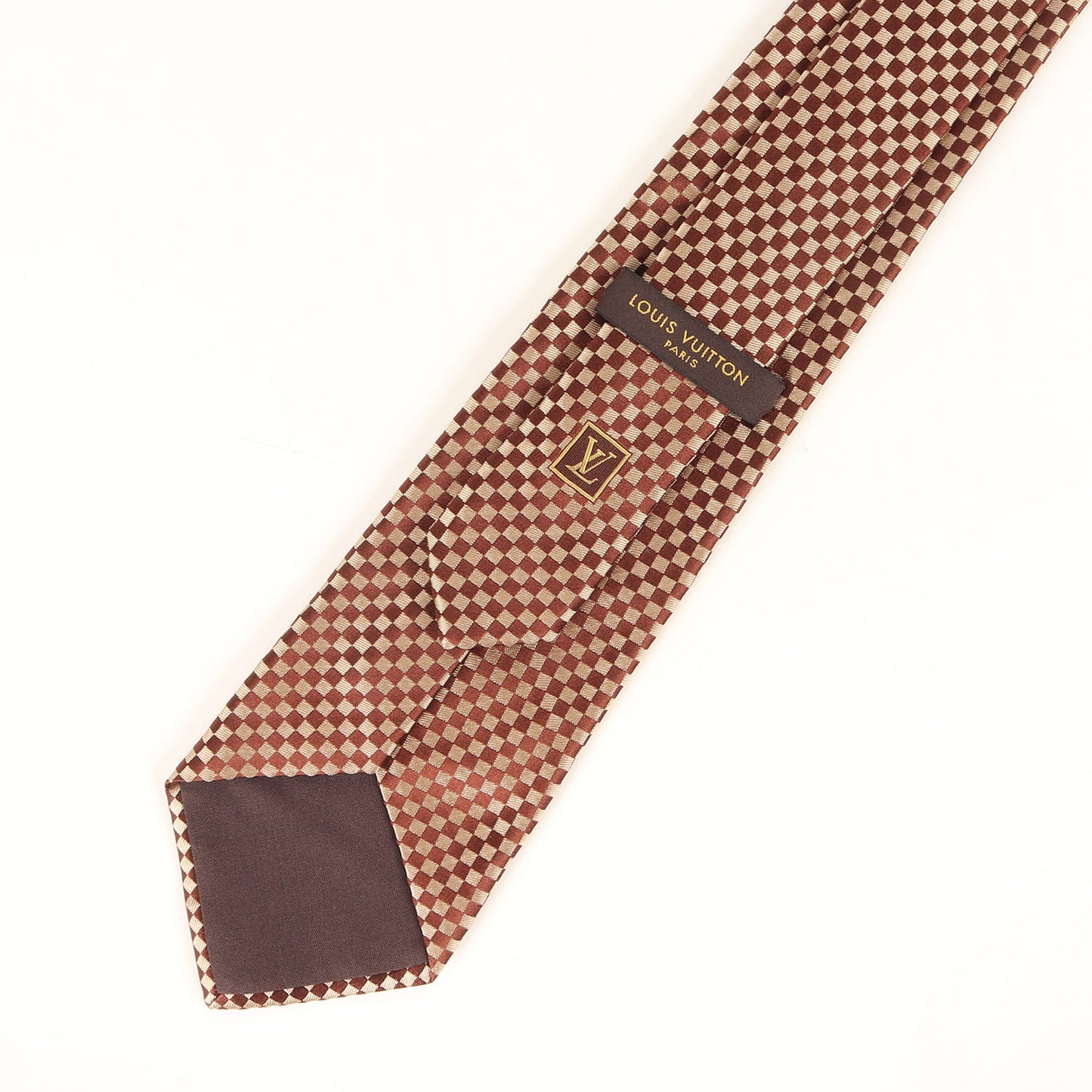 マイクロ ダミエ シルク ネクタイ / イタリア製 クラヴァット