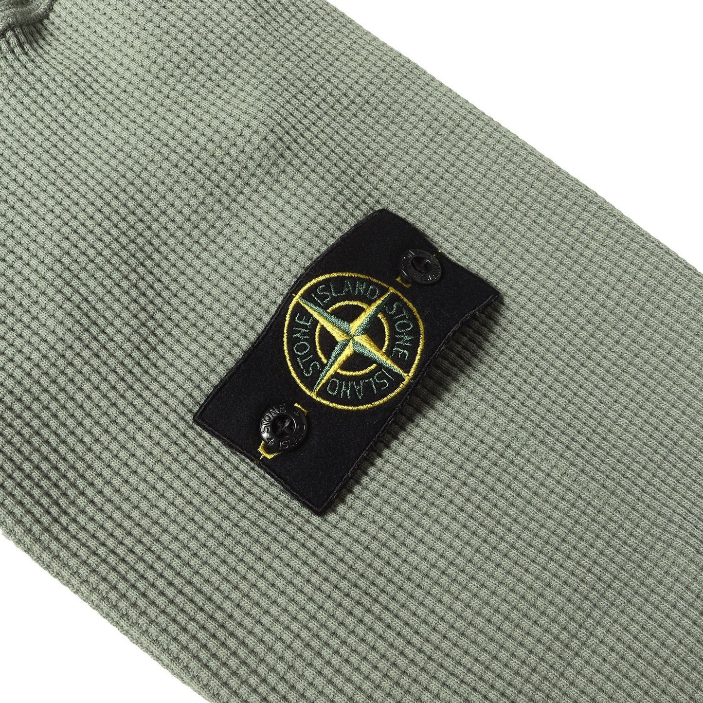 25SS パッチ付き ワッフル コットン クルーネック スウェットシャツ (ORGANIC COTTON WAFFLE FLEECE)