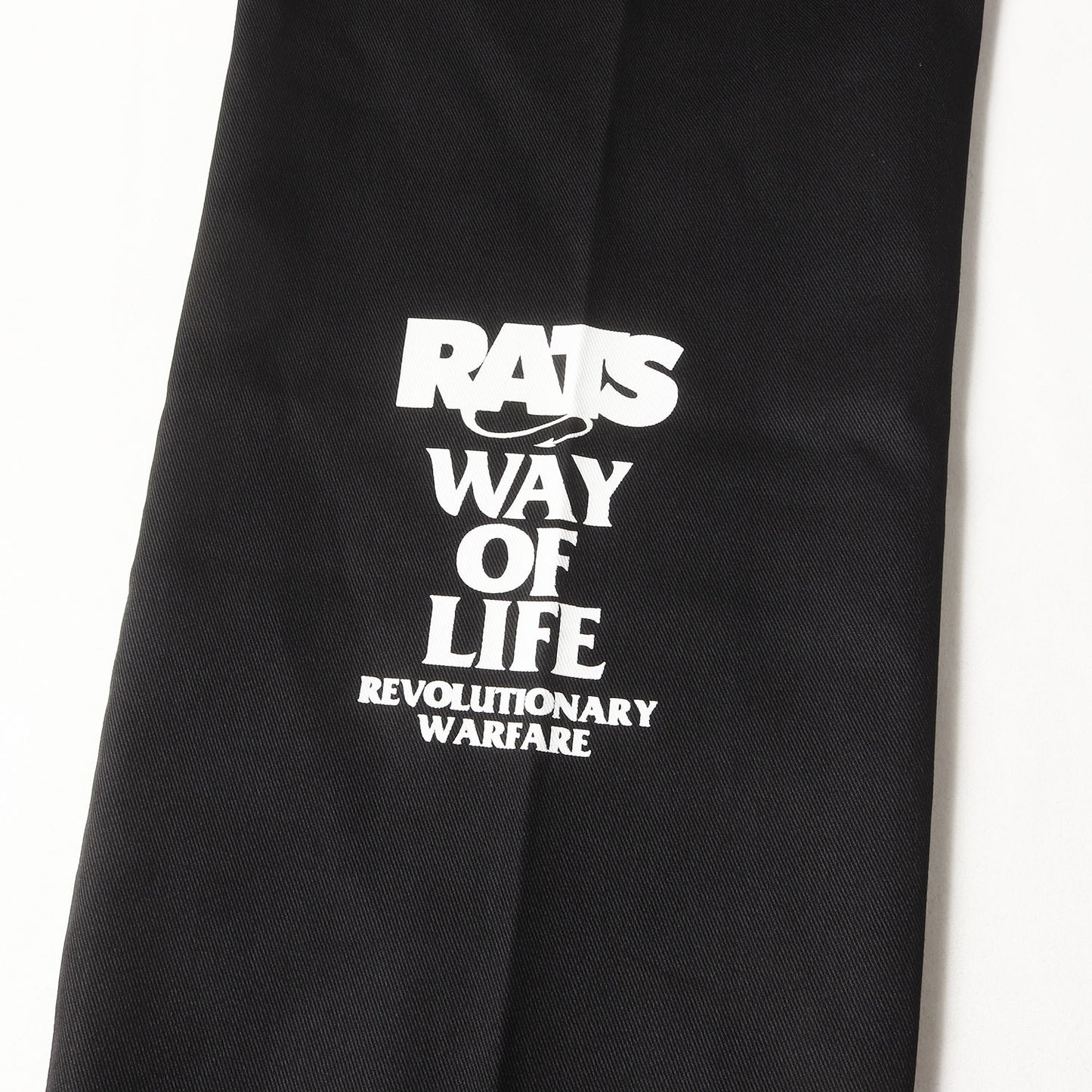 24SS WAY OF LIFEロゴ T/Cツイル ワークパンツ (T/C WORK PANTS PRINT)