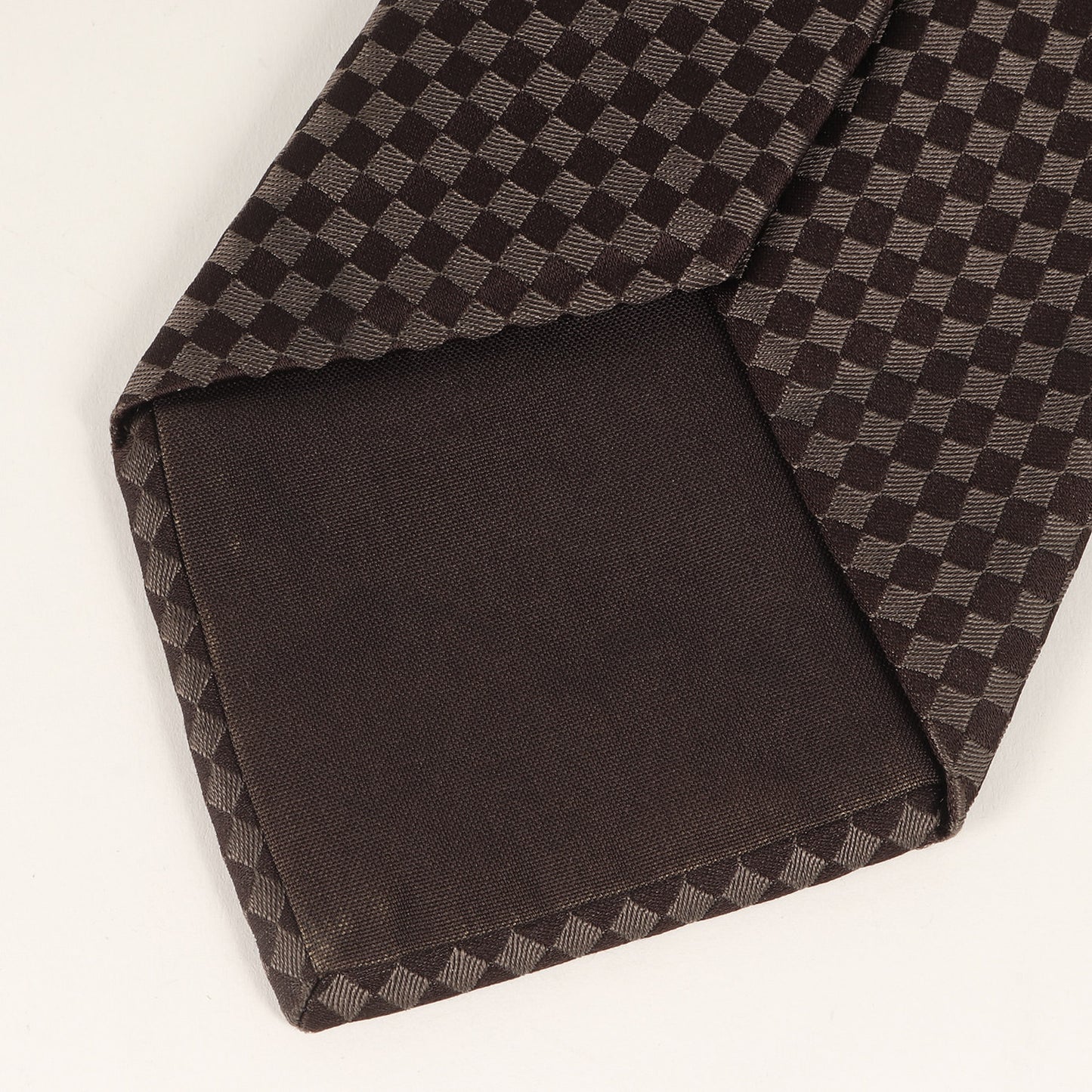 マイクロ ダミエ シルク ネクタイ / イタリア製 クラヴァット