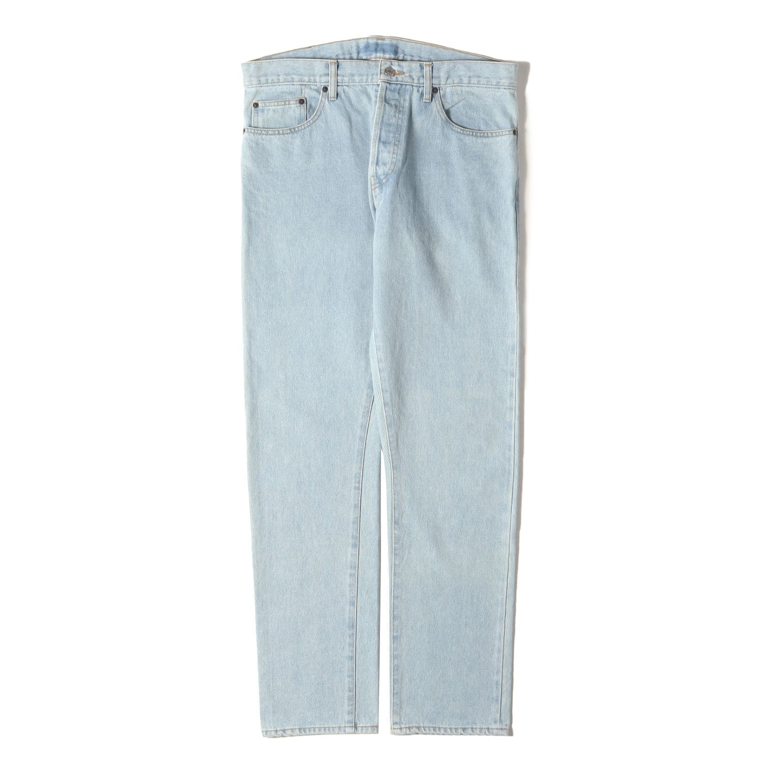 ストーンウォッシュ加工 スリム デニムパンツ (Stone Washed