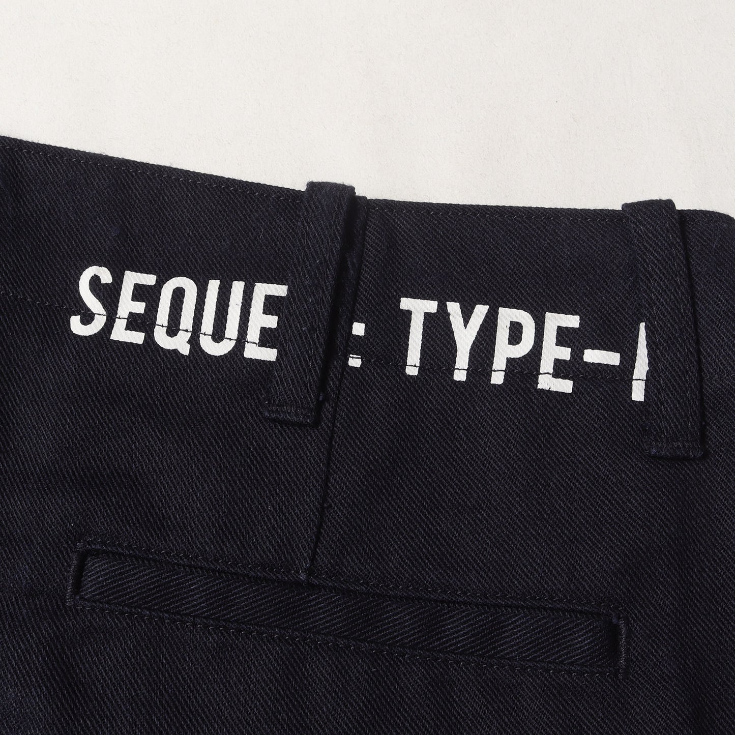 サイドパイピング T/Cツイル ワーク チノパンツ (CHINO PANTS TYPE-F)
