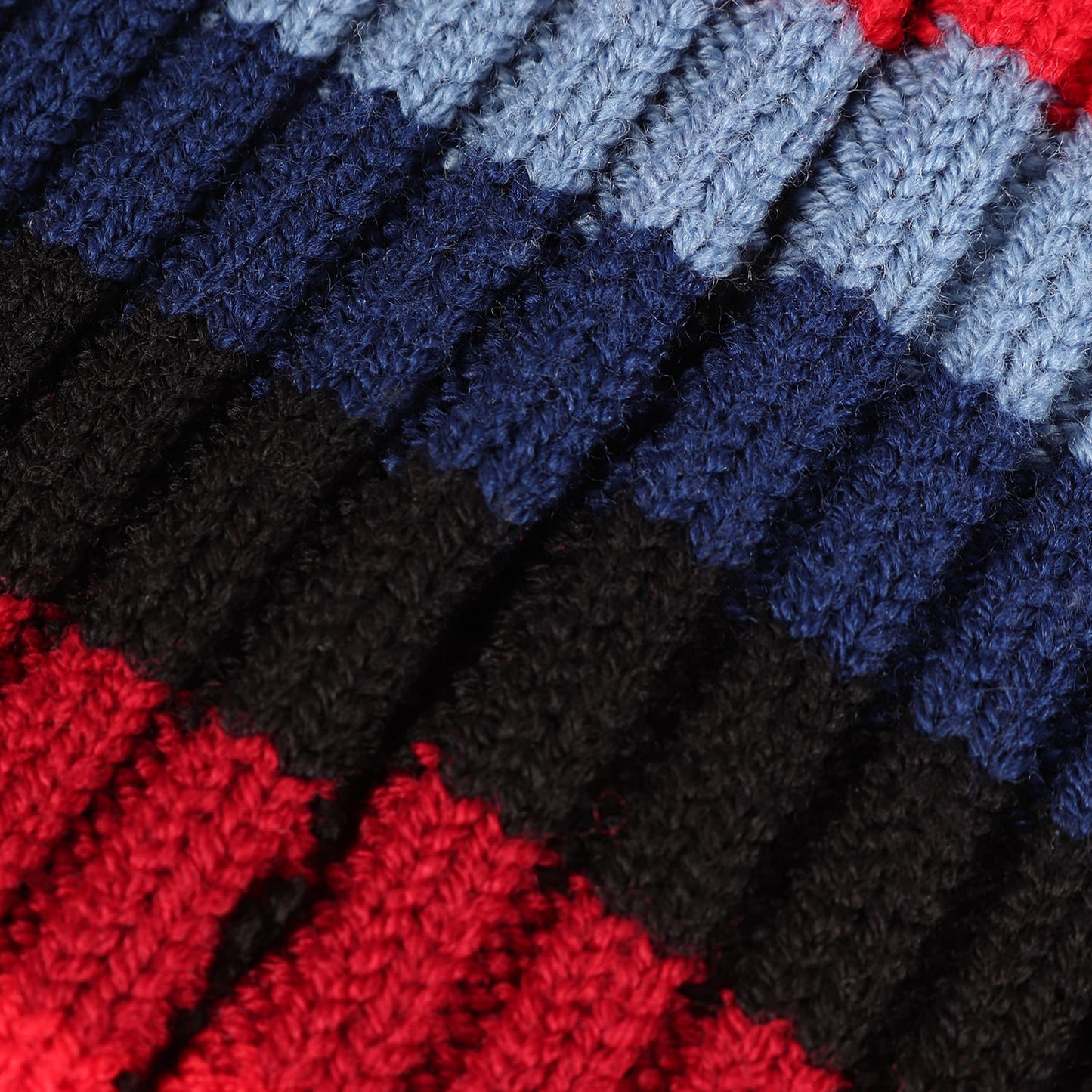 マルチボーダー タートルネック ウール ニット MONCLER GRENOBLE
