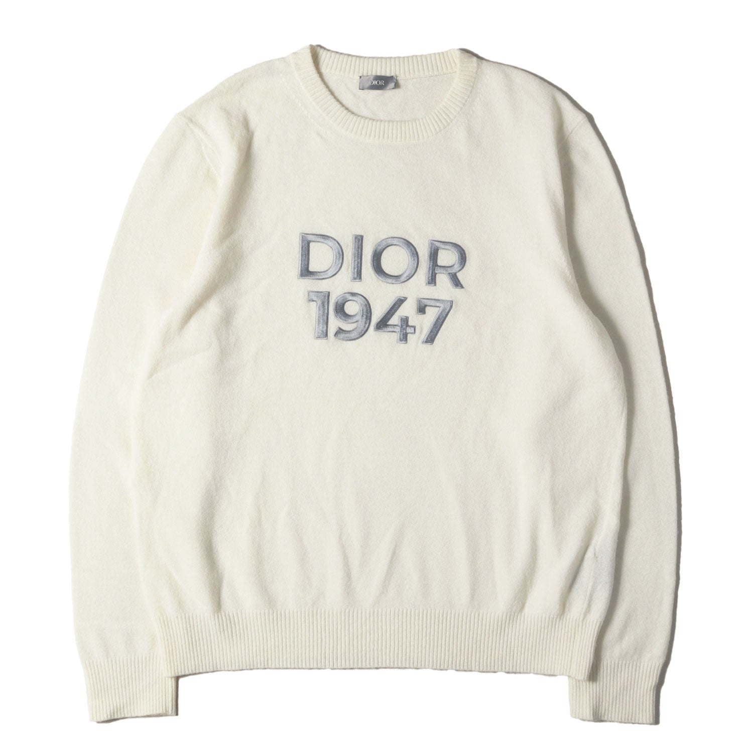 【美品】DIORディオールカシミヤ×ウール 1947 クルーネックセーター S it001-120078-a.jpg?v=1768982857