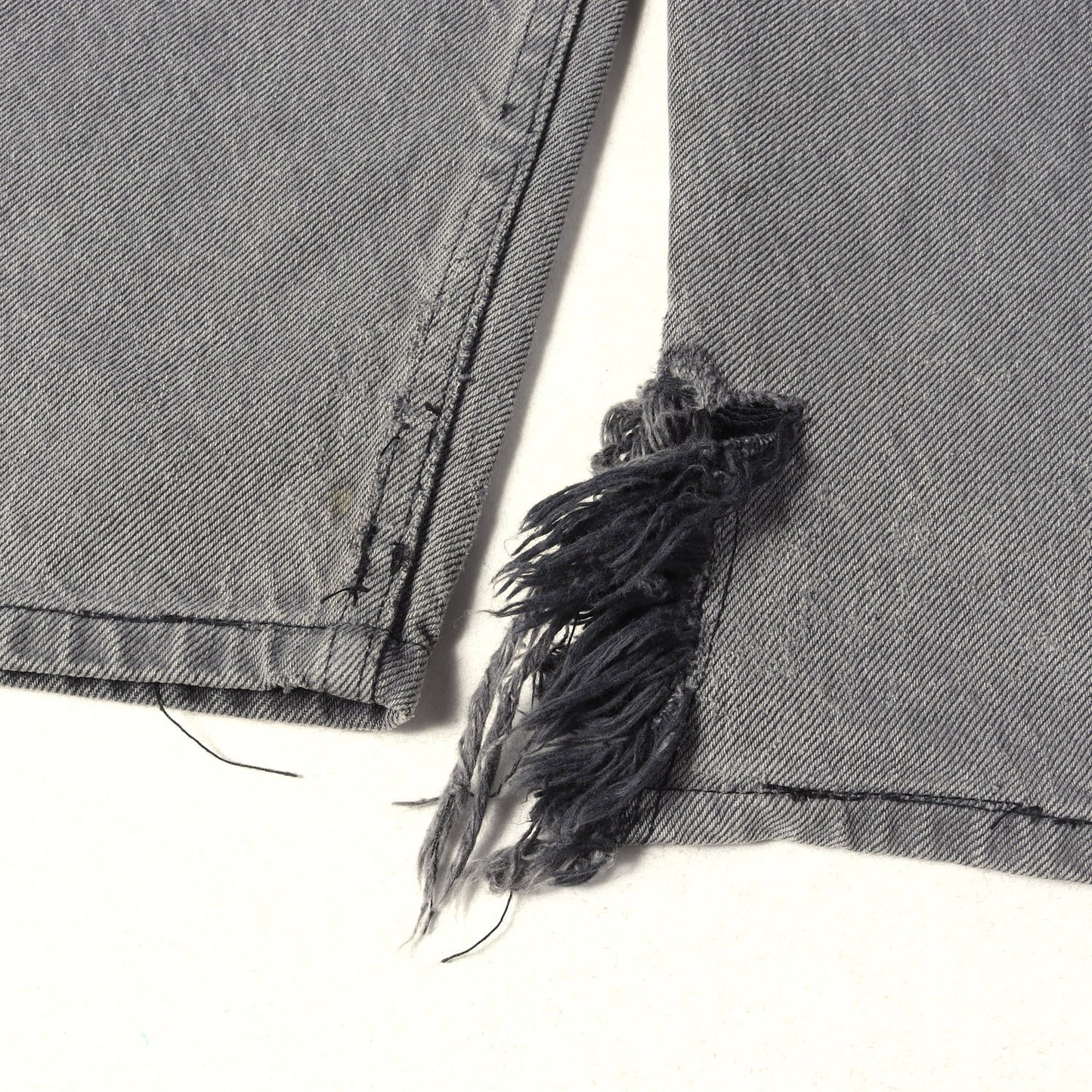 23AW ×Blackmeans パッチワークリペア加工 ルーズフィット デニムパンツ (Mended Loose Fit Jean)