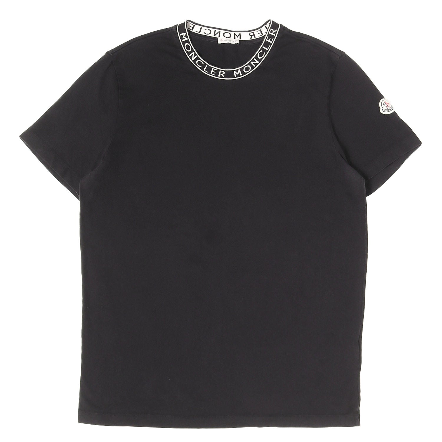 MONCLER (モンクレール) リブロゴ クルーネック Tシャツ (SS TSHIRT 