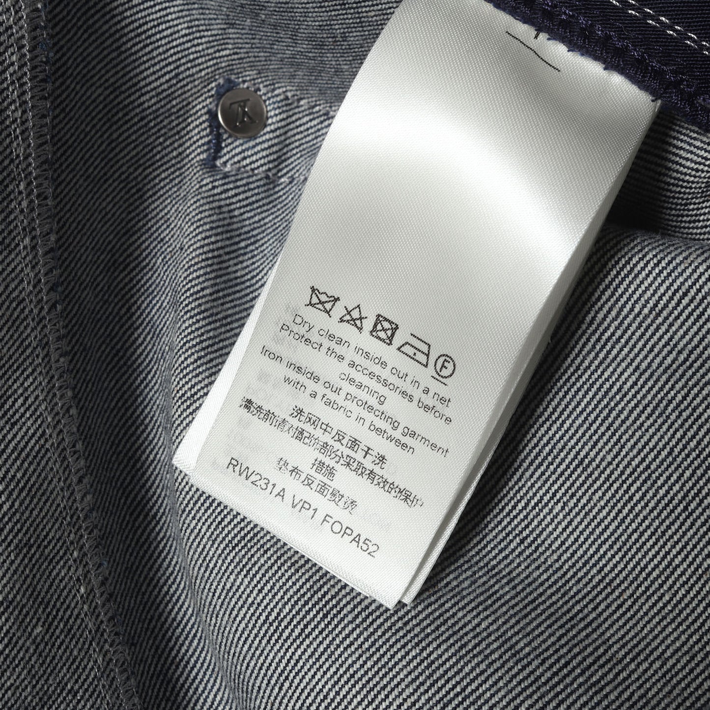 23SS メタリックゴールド コーティング加工 デニム ショーツ