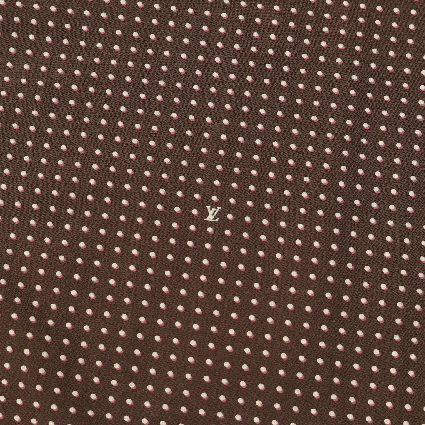 00s LV ピンドット柄 コットン シャツ