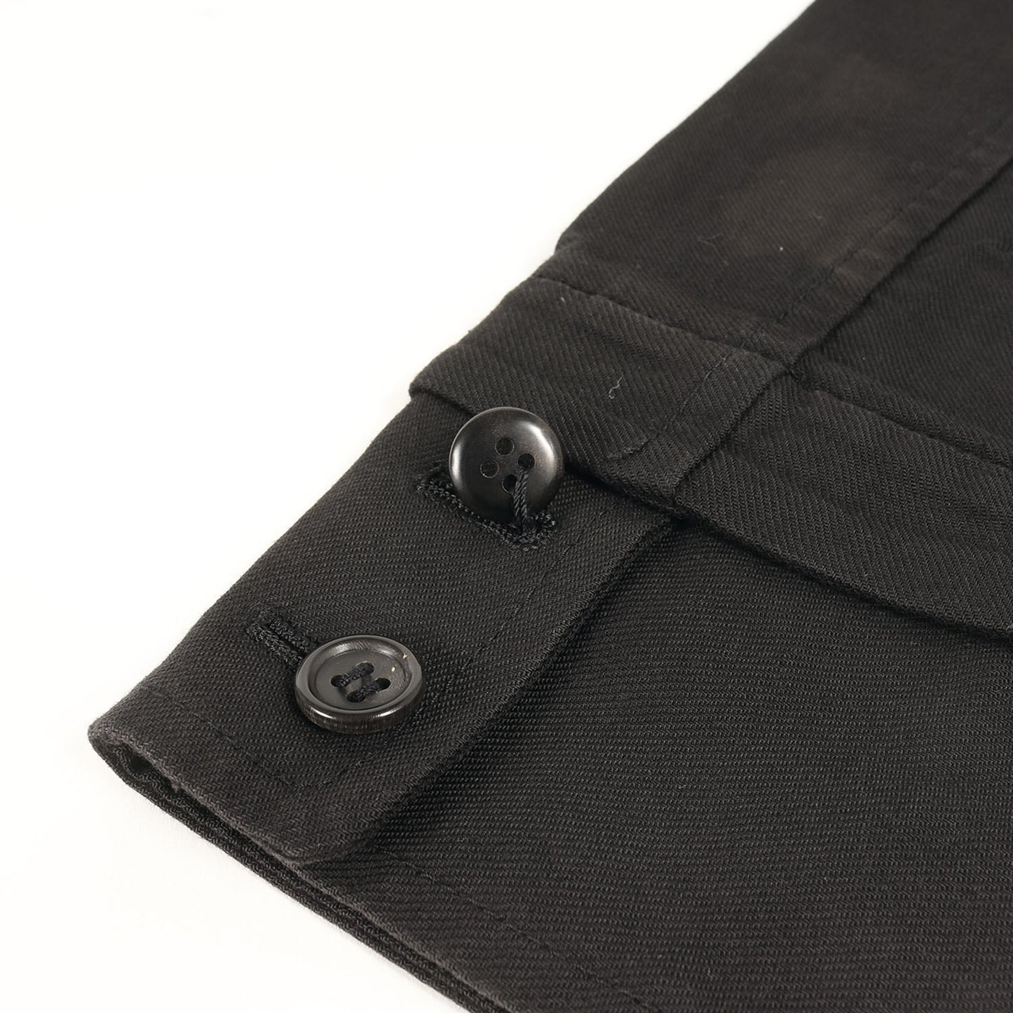 エポレット付き コットンツイル シャツジャケット