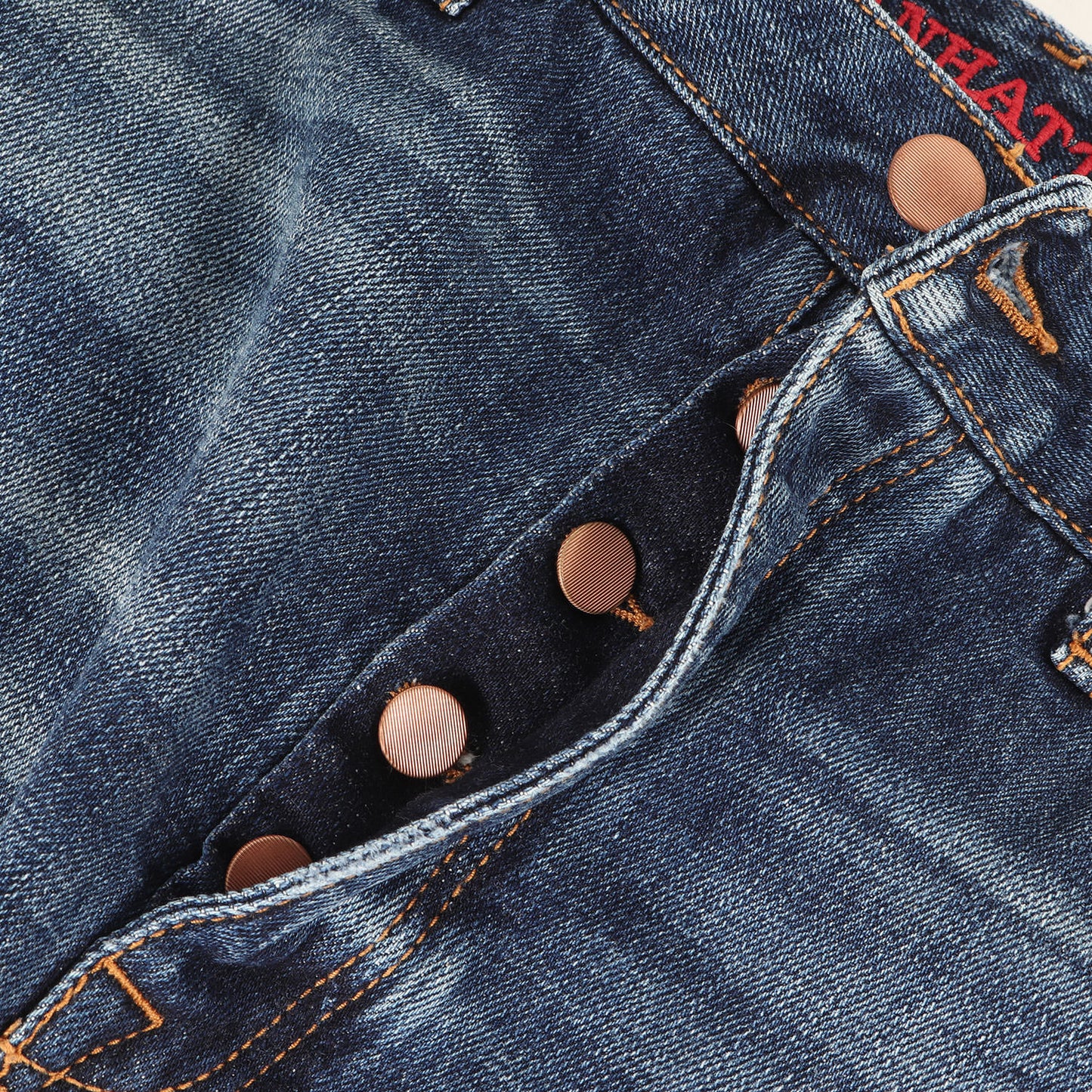 22SS クラッシュ加工 カットオフ ストレッチ デニムショーツ